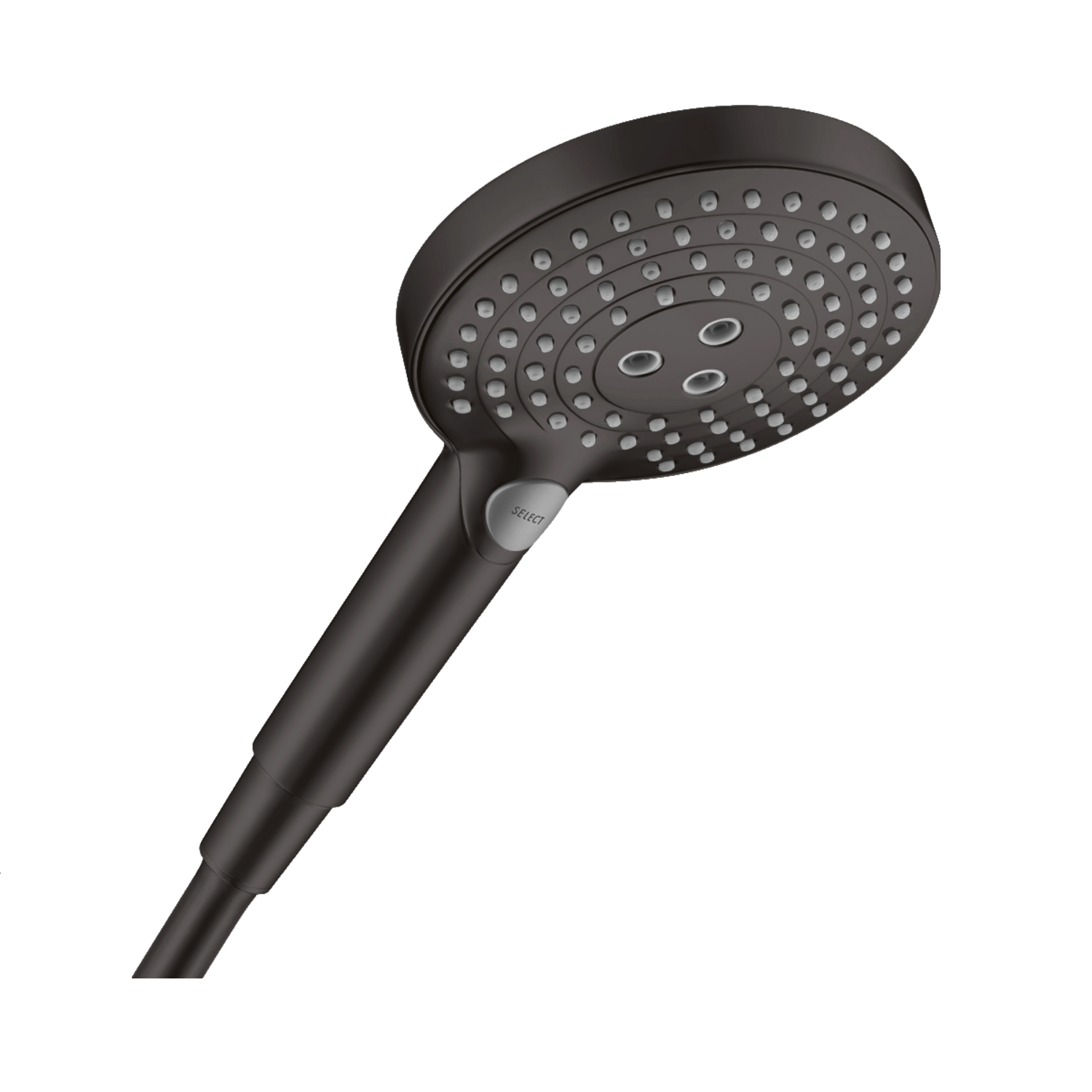 Hansgrohe Raindance Select S PowderRain 120 Matt Black ručni tuš sa 3 vrste mlaza 26014670