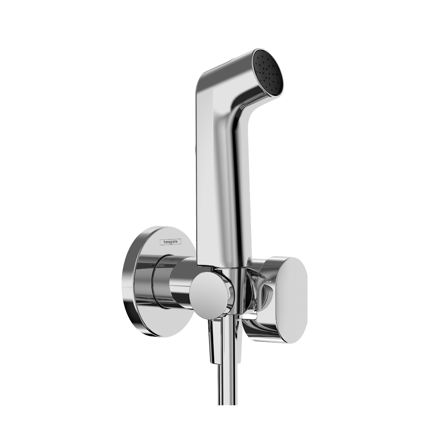 Hansgrohe S EcoSmart Chrome higijenski (bideta) tuš, mešač sa integrisanim priključkom i držačem i Isiflex B' 1250 crevom 29232000