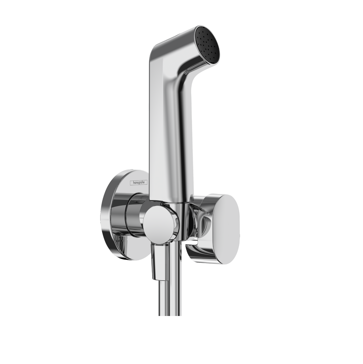 Hansgrohe S EcoSmart+ Chrome higijenski tuš set: ručni tuš sa aktivatorom mlaza za hladnu vodu, Isiflex'B 1250 crevo za tuš i držač za ručni tuš 29230000