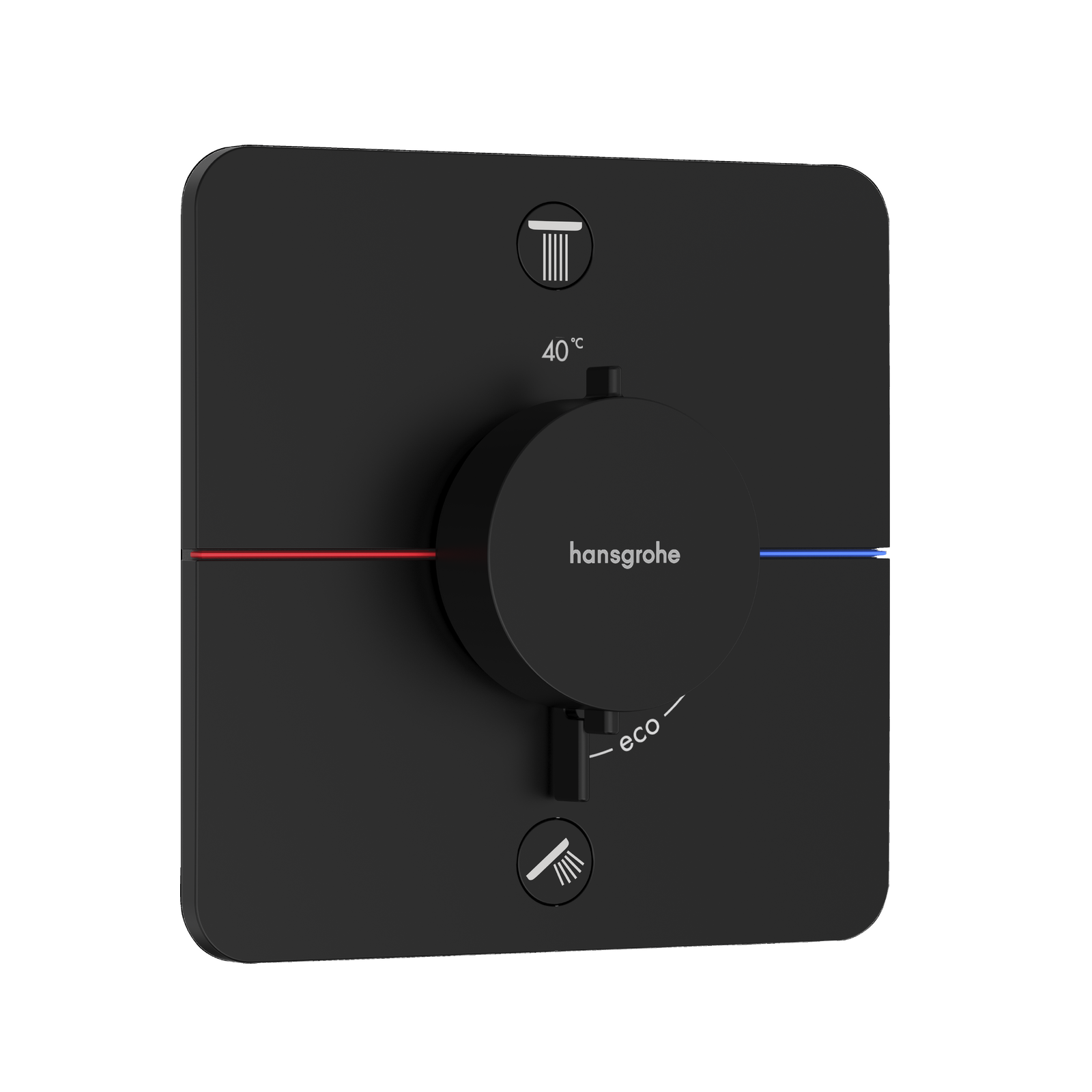 Hansgrohe ShowerSelect Comfort Q Matt Black termostat sa 2 funkcije sa integrisanom bezbednosnom kombinacijom (EN1717) 15586670