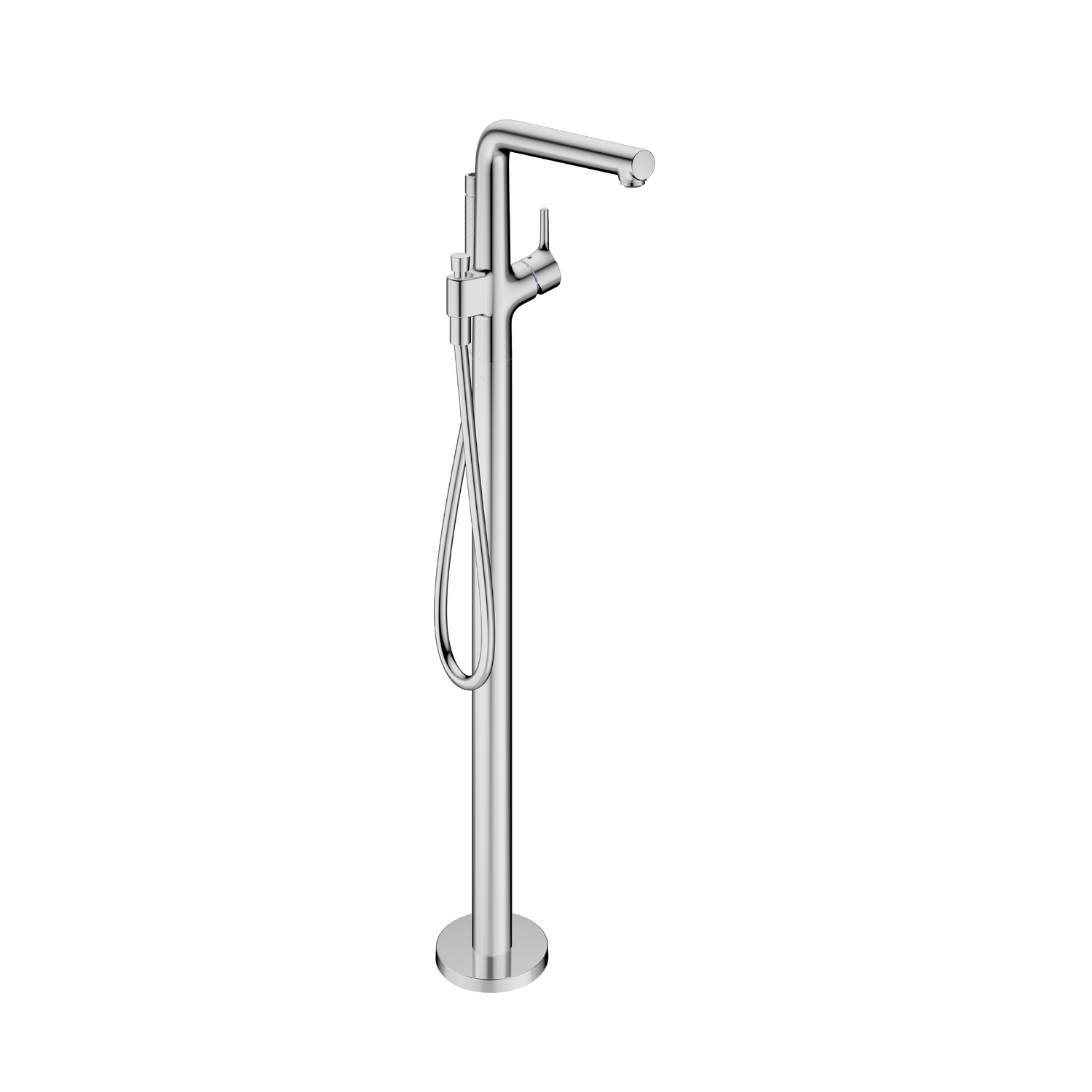 Hansgrohe Talis Chrome baterija (slavina) za kadu podna, ručni tuš sa držačem i crevo 72412000