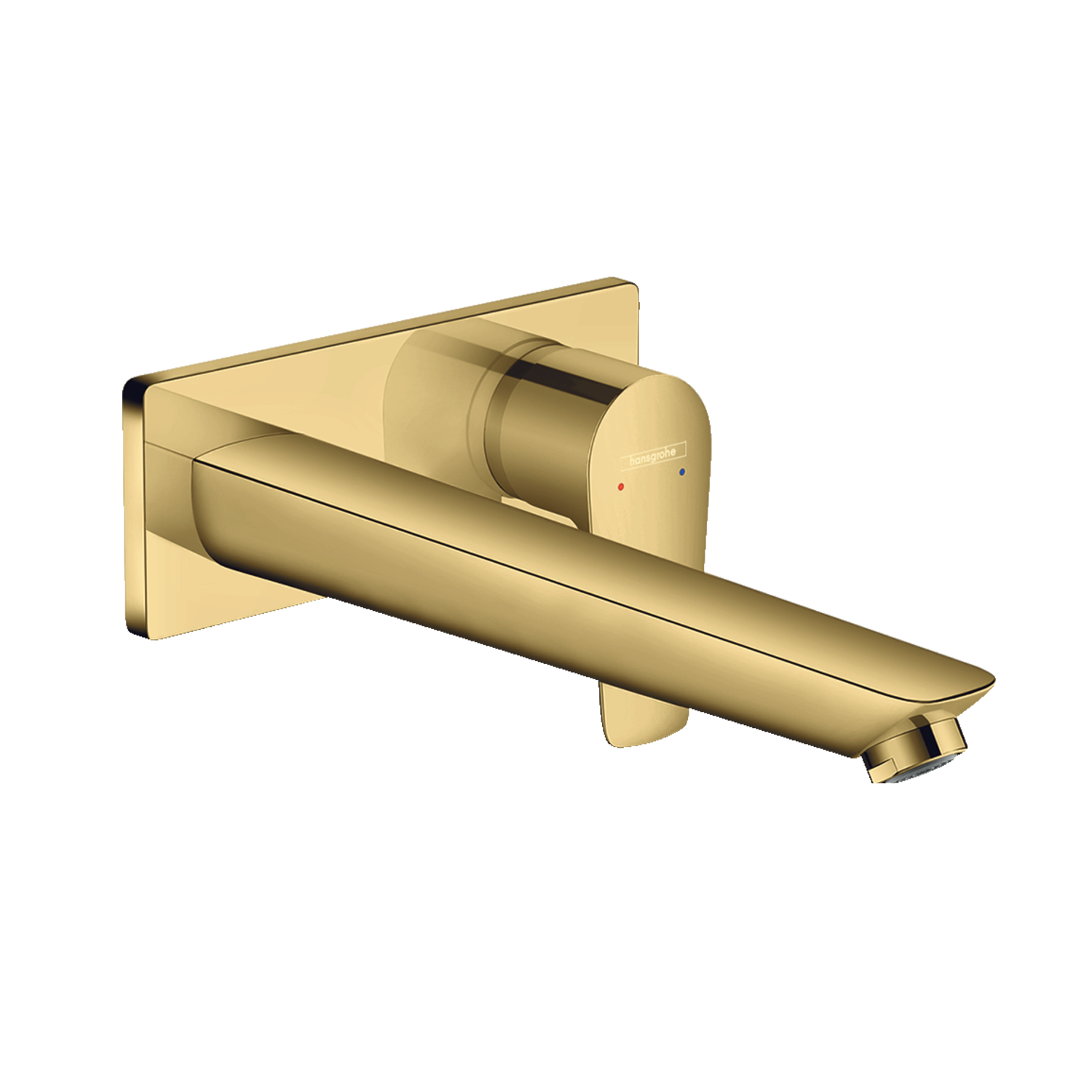 Hansgrohe Talis E 225 Polished Gold Optic uzidna baterija (slavina) za umivaonik sa odlivnim ventilom sifona nezatvorivim 71734990