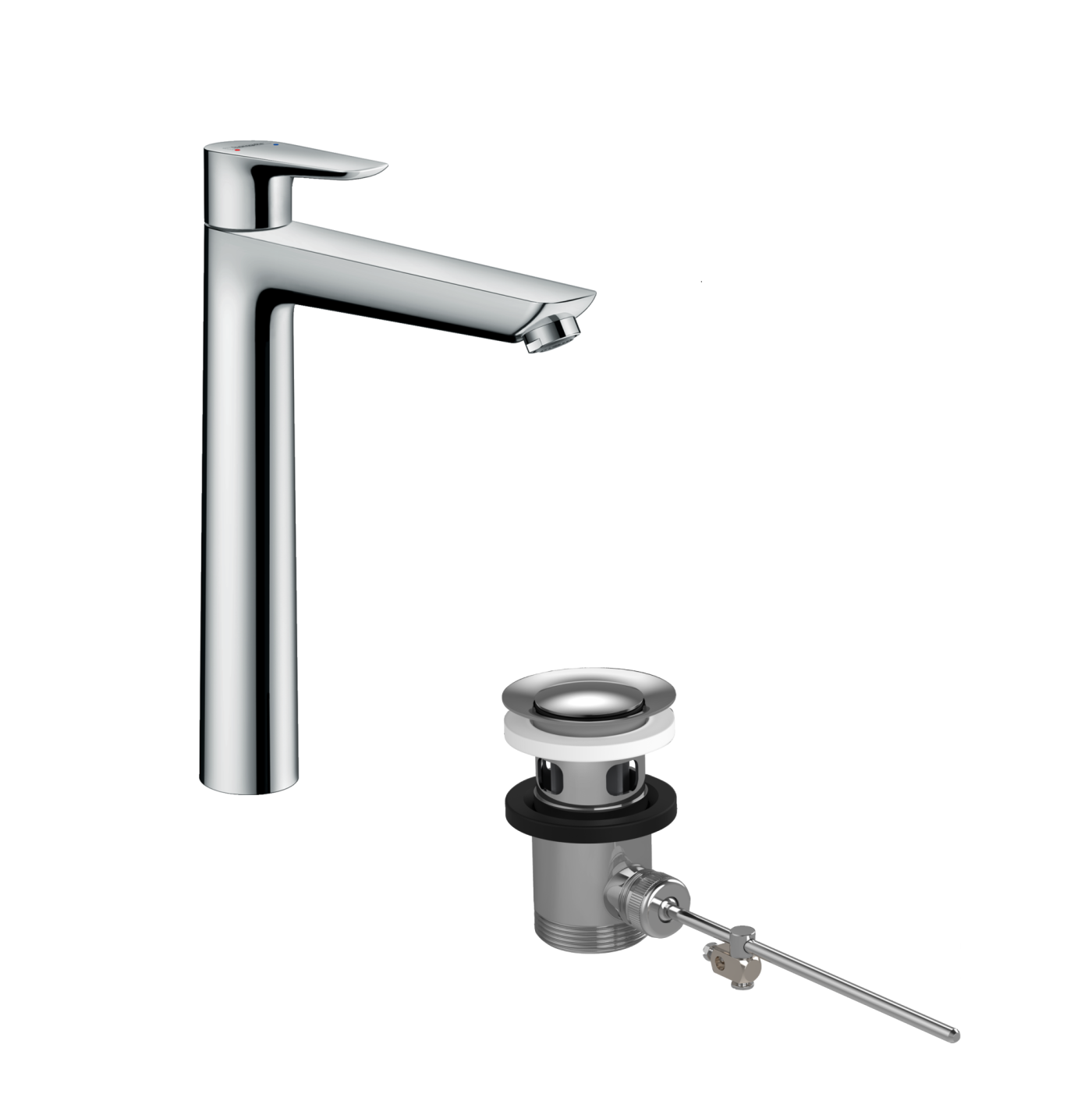 Hansgrohe Talis E 240 Chrome baterija (slavina) za umivaonik sa odlivnim ventilom sifona pop-up 71716000