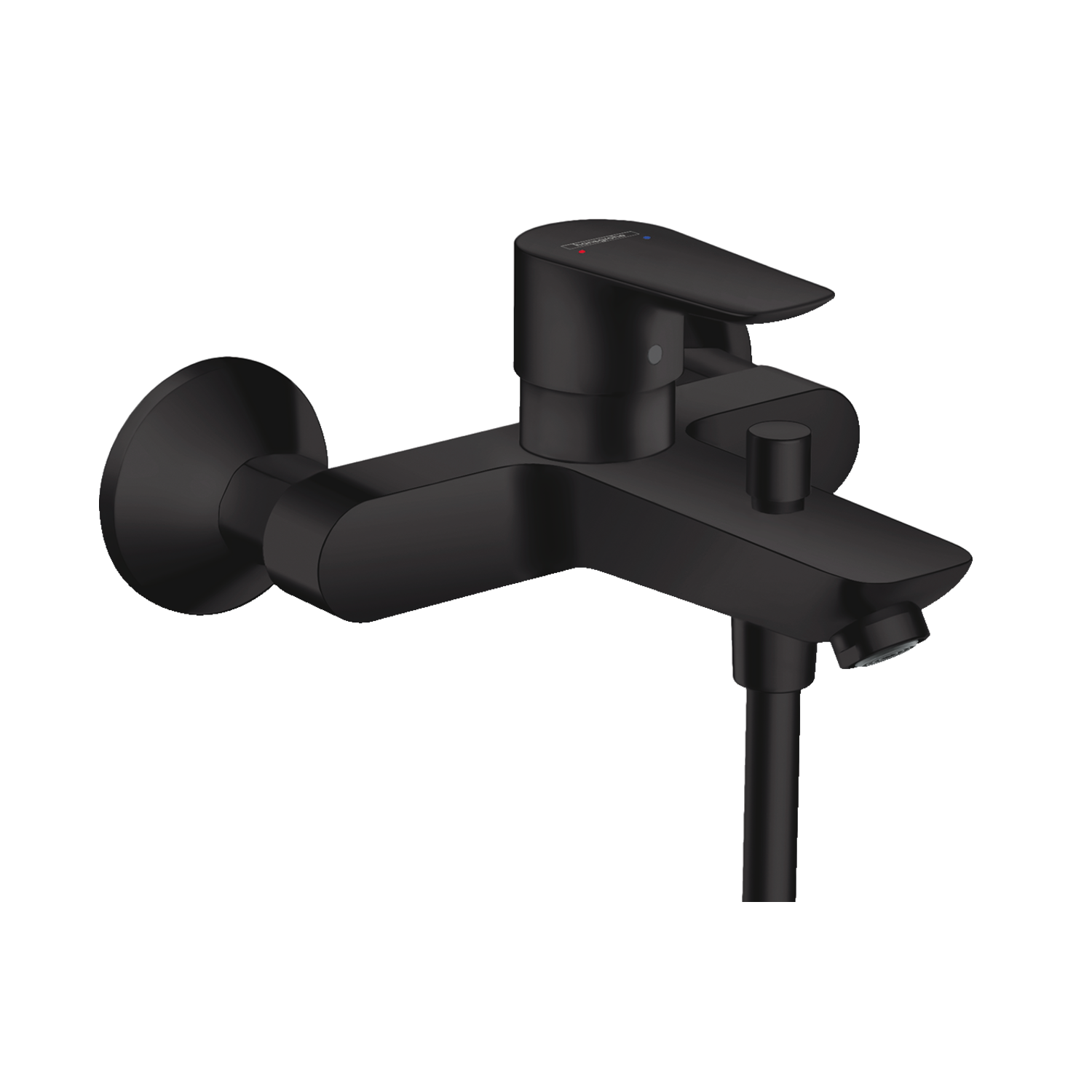 Hansgrohe Talis E Matt Black baterija (slavina) za tuš sa izlivom 71740670