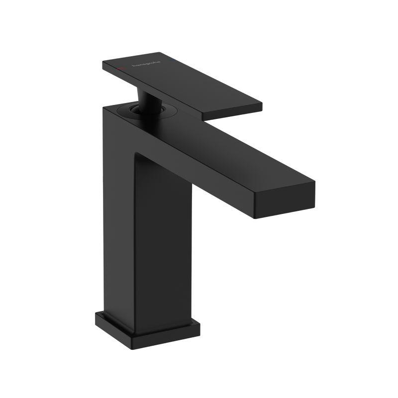 Hansgrohe Tecturis E 110 EcoSmart+ Matt Black baterija (slavina) za umivaonik sa odlivnim ventilom sifona pop-up 73010670