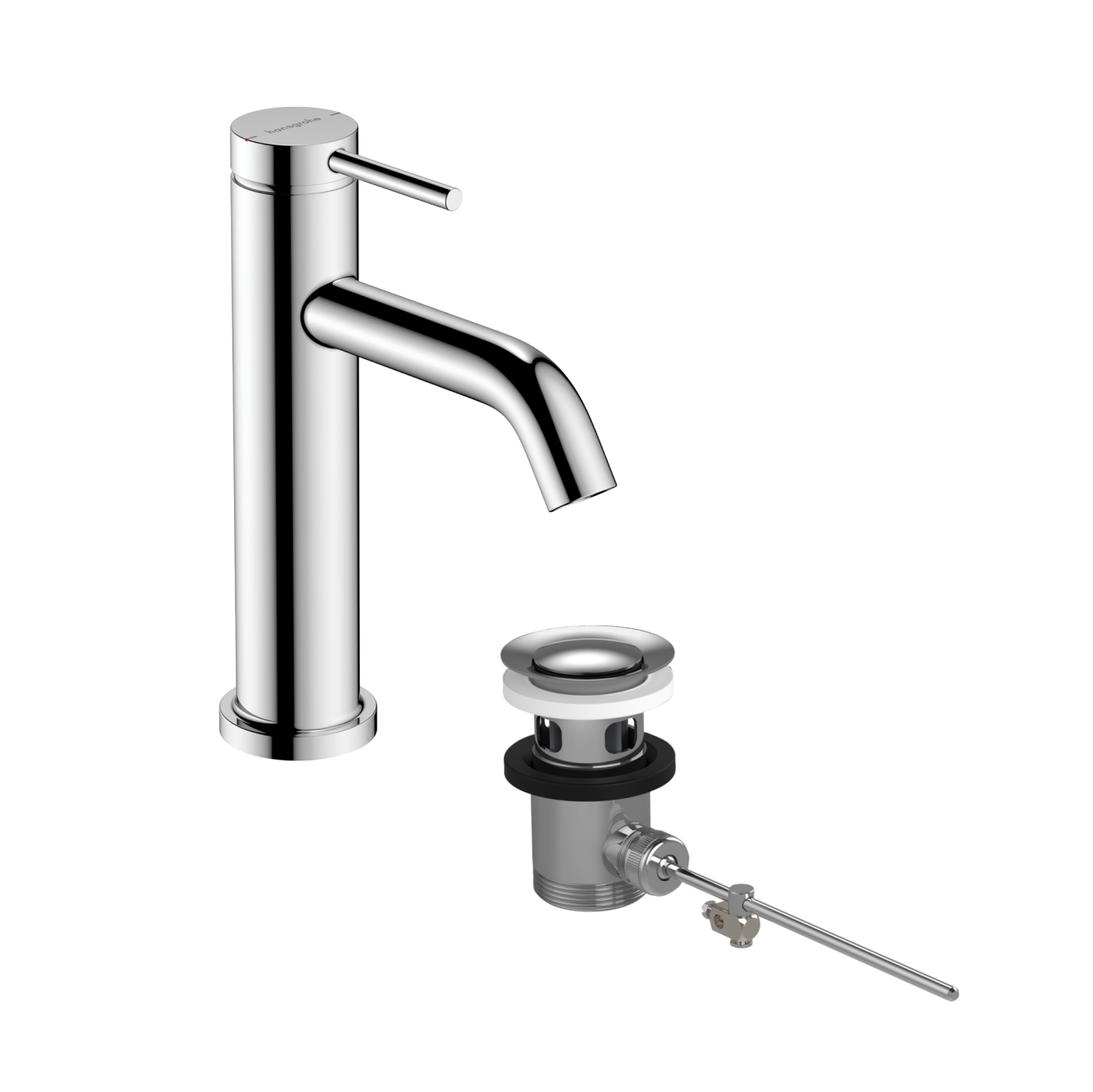 Hansgrohe Tecturis S 110 Chrome baterija (slavina) za umivaonik sa odlivnim ventilom sifona pop-up 73310000