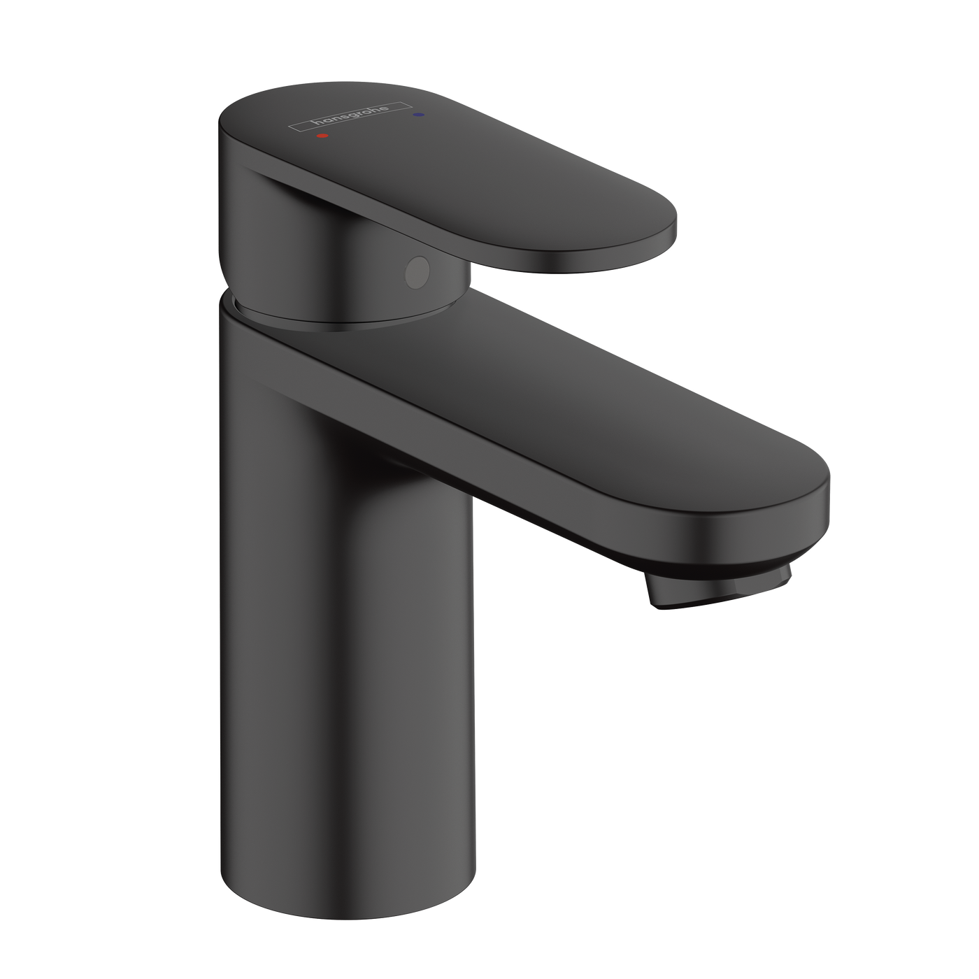 Hansgrohe Vernis Blend 100 Matt Black baterija (slavina) za umivaonik sa odlivnim ventilom sifona pop-up 71551670
