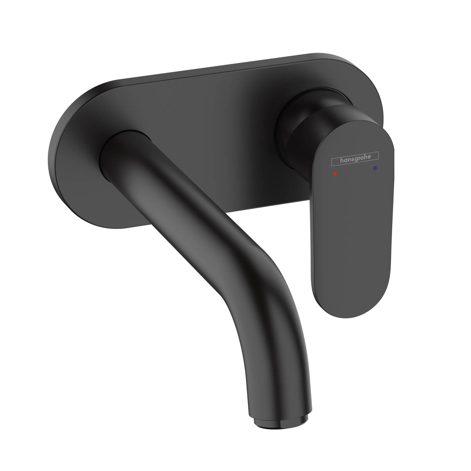 Hansgrohe Vernis Blend 207 Matt Black uzidna baterija (slavina) za umivaonik sa odlivnim ventilom sifona nezatvorivim 71576670
