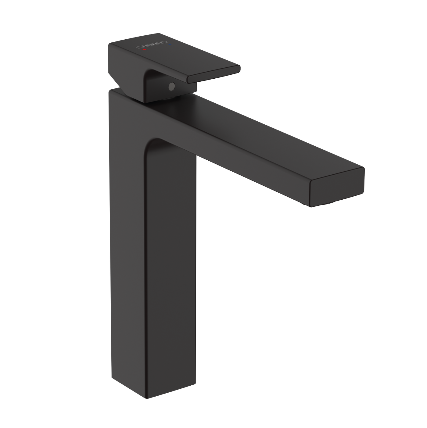 Hansgrohe Vernis Shape 190 Matt Black baterija (slavina) za umivaonik sa odlivnim ventilom sifona pop-up 71562670
