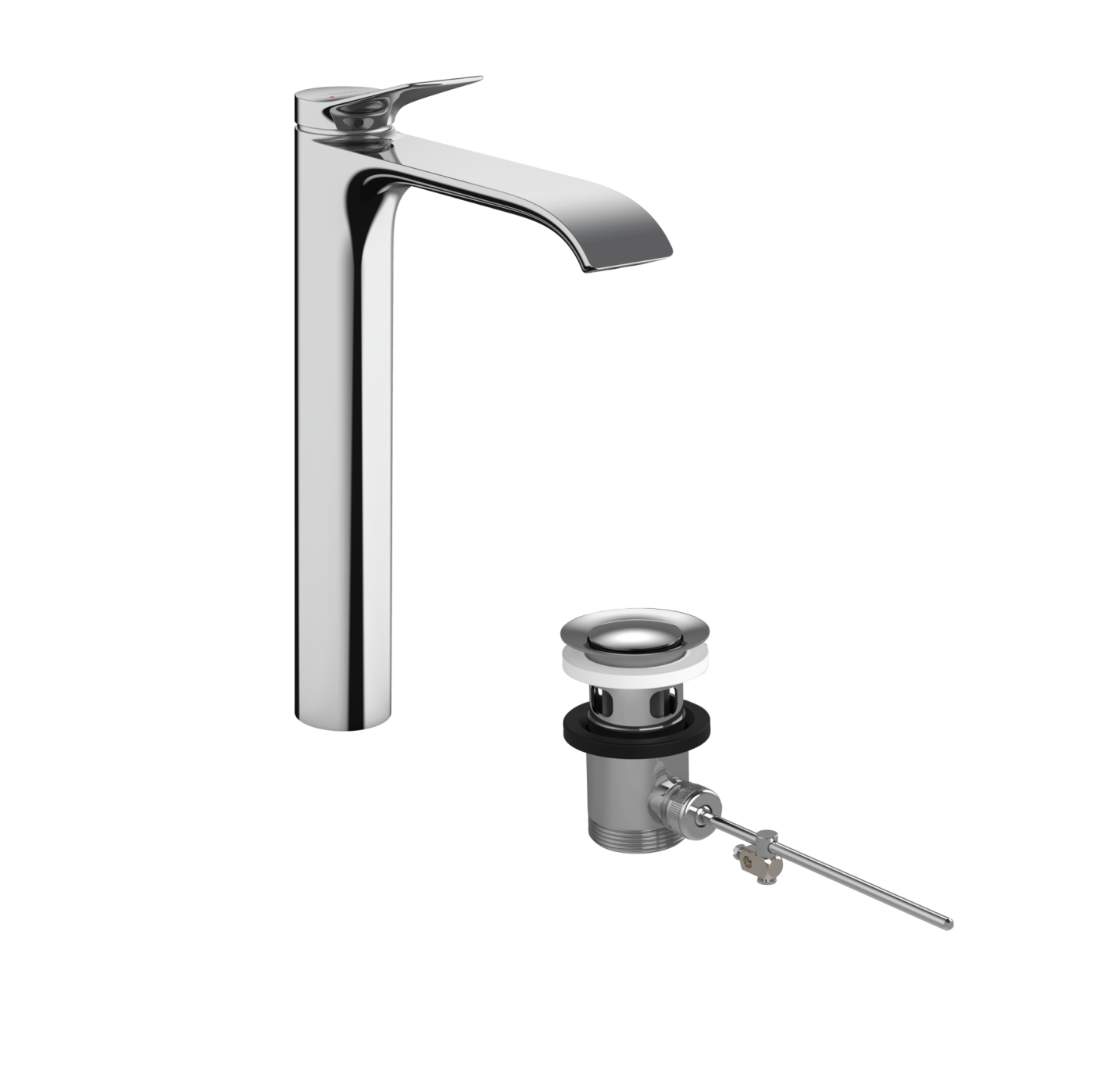 Hansgrohe Vivenis 250 Chrome baterija (slavina) za umivaonik sa odlivnim ventilom sifona pop-up 75040000