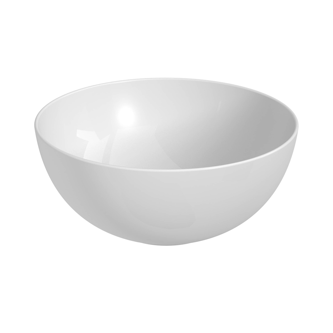 Jika Astra White umivaonik (lavabo) 36x36x15,5 nadgradni okrugli sa odlivnim ventilom sifona keramičkim nezatvorivim 8.1836.5.000.112.1