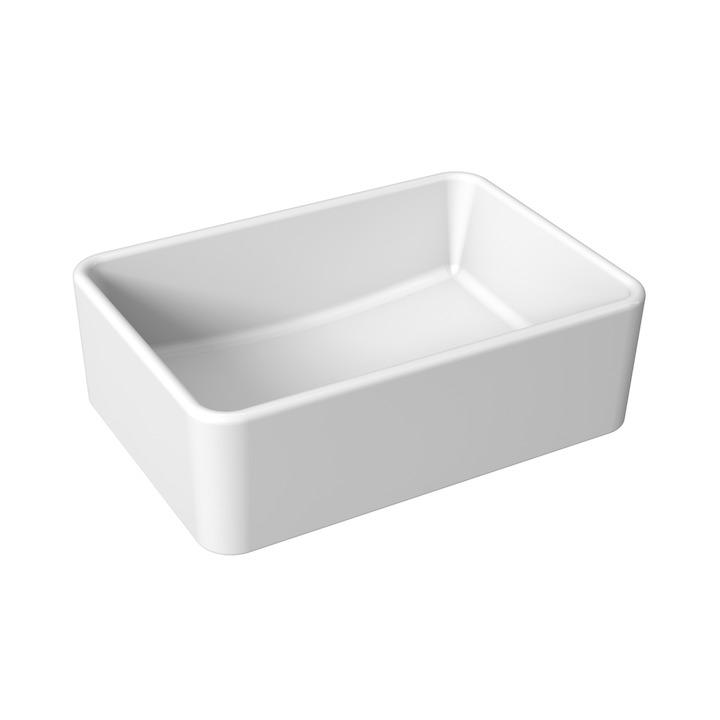Jika Cubito Pure White umivaonik (lavabo) 500x350x190 nadgradni četvrtasti 8.1842.3.000.112.1