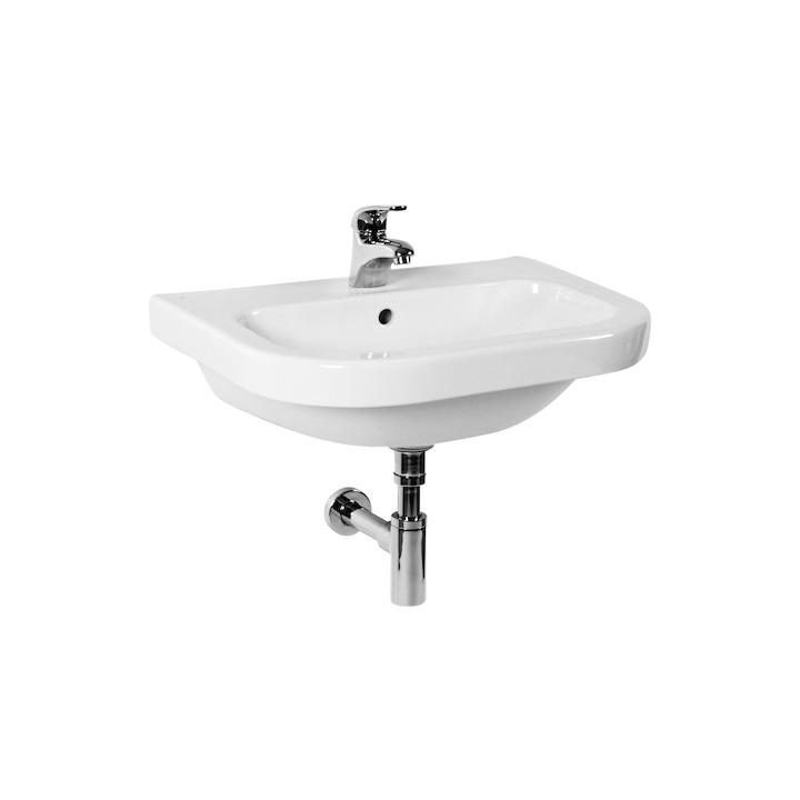 Jika Deep White umivaonik (lavabo) 55x42x0,6 konzolni sa rupom za bateriju i sa prelivom 8.1261.2.000.104.1