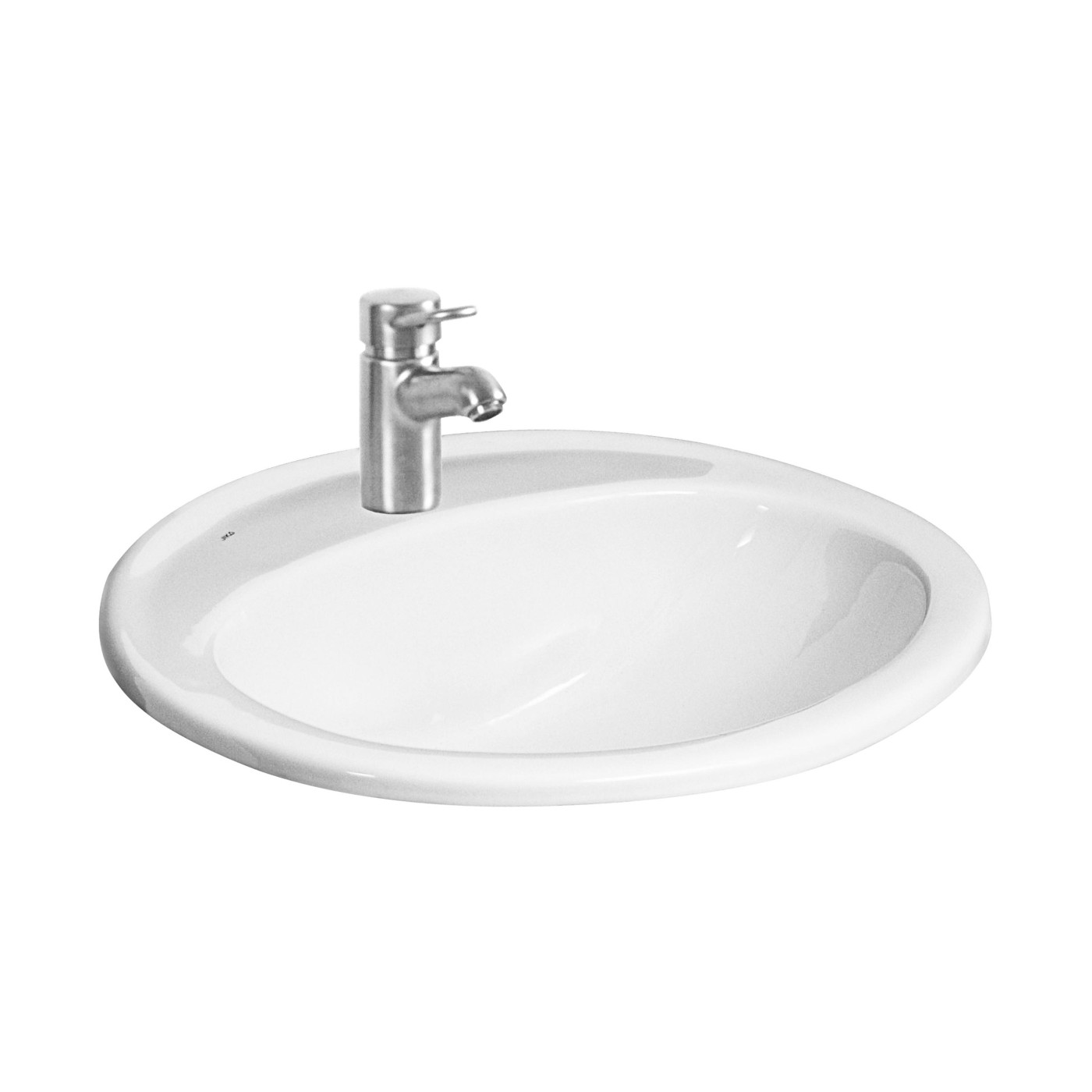 Jika Ibon White umivaonik (lavabo) 56x47,5x20 ugradni ovalni sa rupom za bateriju 8.1301.1.000.104.1