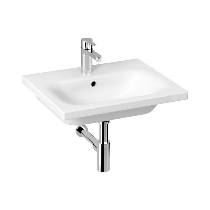 Jika Mio N White umivaonik (lavabo) 55x45x0,35 konzolni sa rupom za bateriju i prelivom 8.1271.2.000.104.1 