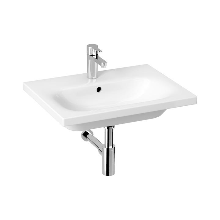Jika Mio N White umivaonik (lavabo) 60x45x0,35 konzolni sa rupom za bateriju i prelivom 8.1271.3.000.104.1