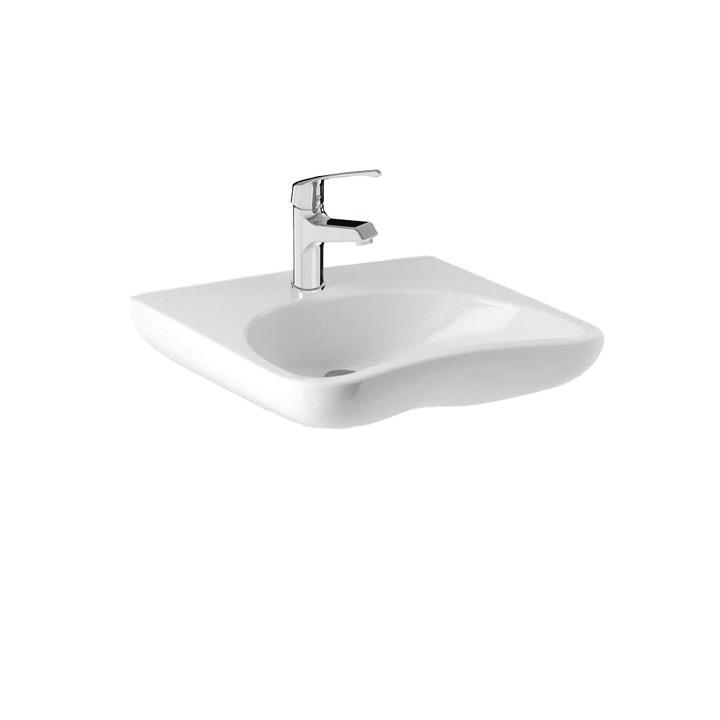 Jika Mio White umivaonik (lavabo) 64x55x17 konzolni za osobe sa invaliditetom sa rupom za bateriju 8.1371.4.000.104.1