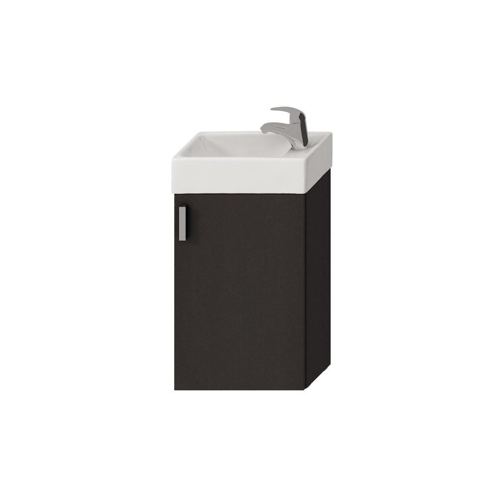 Jika Petit Grey ormar i umivaonik (labavo) konzloni sa rupom za bateriju na desnoj strani 38,6x22,1x58,5 4.5351.1.175.301.1