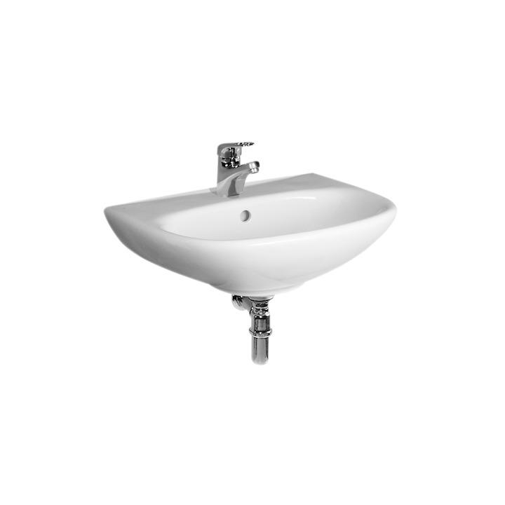Jika Zeta White umivaonik (lavabo) 55x44x20,5 konzolni sa rupom za bateriju i sa prelivom 8.1039.1.000.104.1