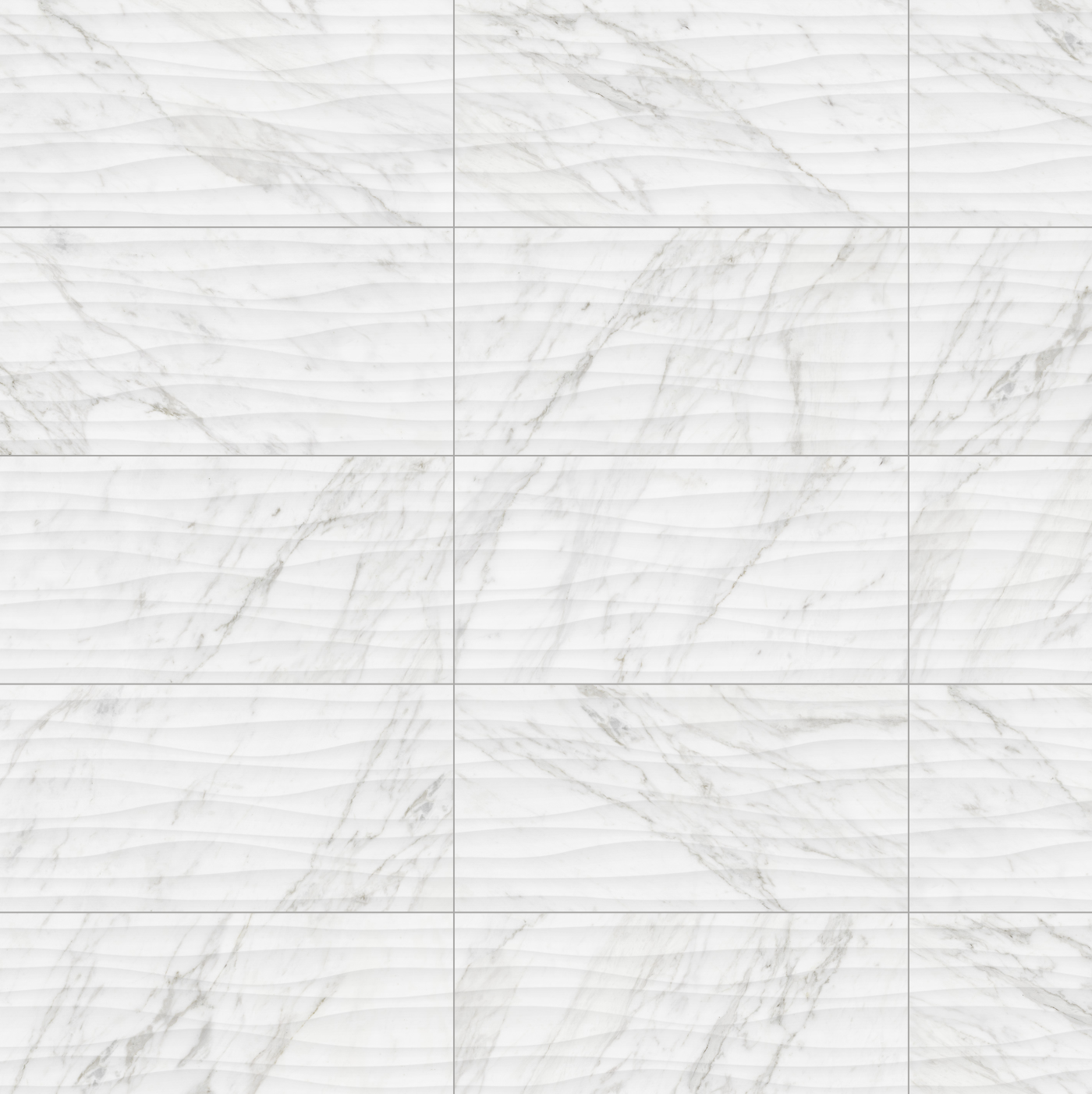 Keramika Kanjiža Carrara Onda 3D 25x50 8,8mm pločica zidna 1.250 60.000