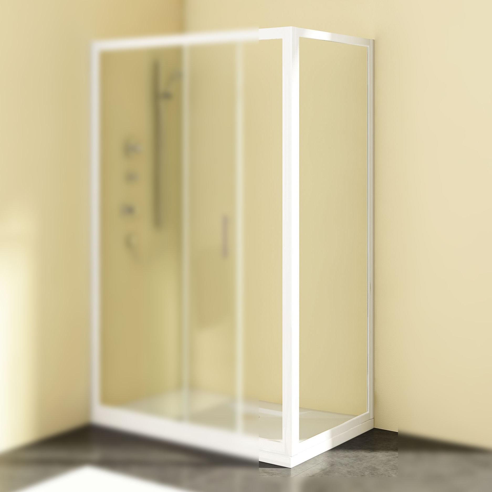 Kolpa San SQ Line 70 White fiksni panel visine 1900mm sa kaljenim providnim staklom debljine 5mm 527550