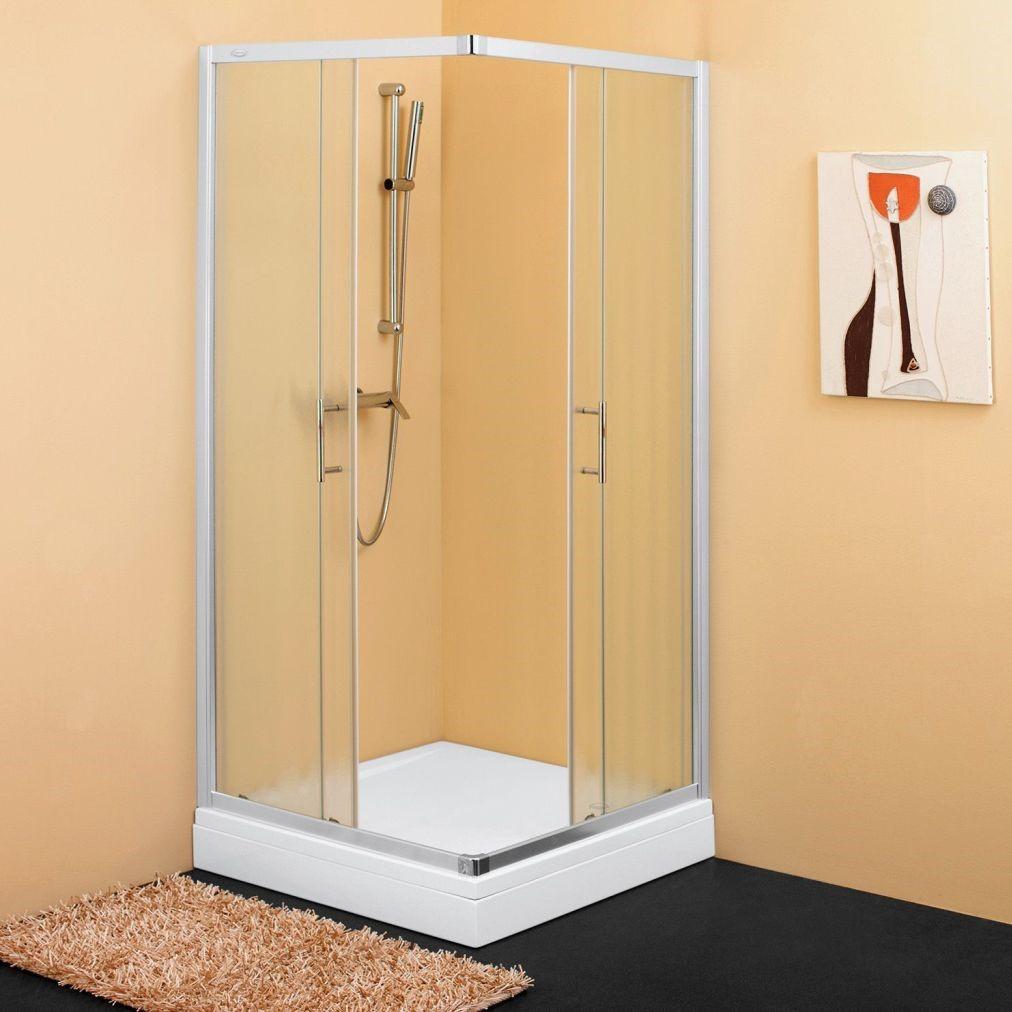 Kolpa San SQ Line 70x70 Chrome tuš kabina četvrtasta visine 1900mm sa kaljenim providnim staklom debljine 5/6mm 512660