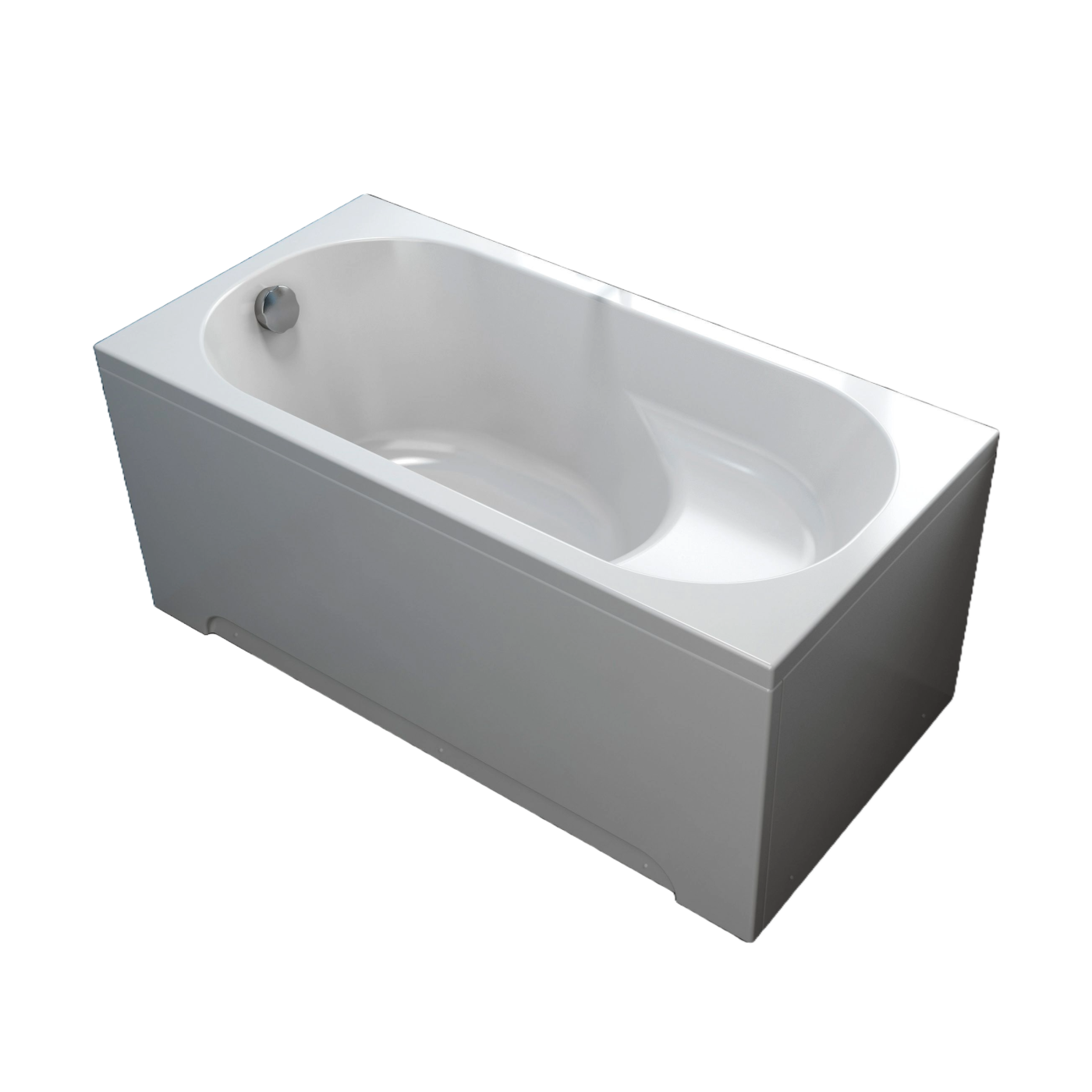 Kolpa San Tamia White 140x70x43 kada za kupanje četvrtasta ugaona sa sedalnim delom ugradna od sanitarnog akrila sa odlivom i prelivom Ø52mm 752940