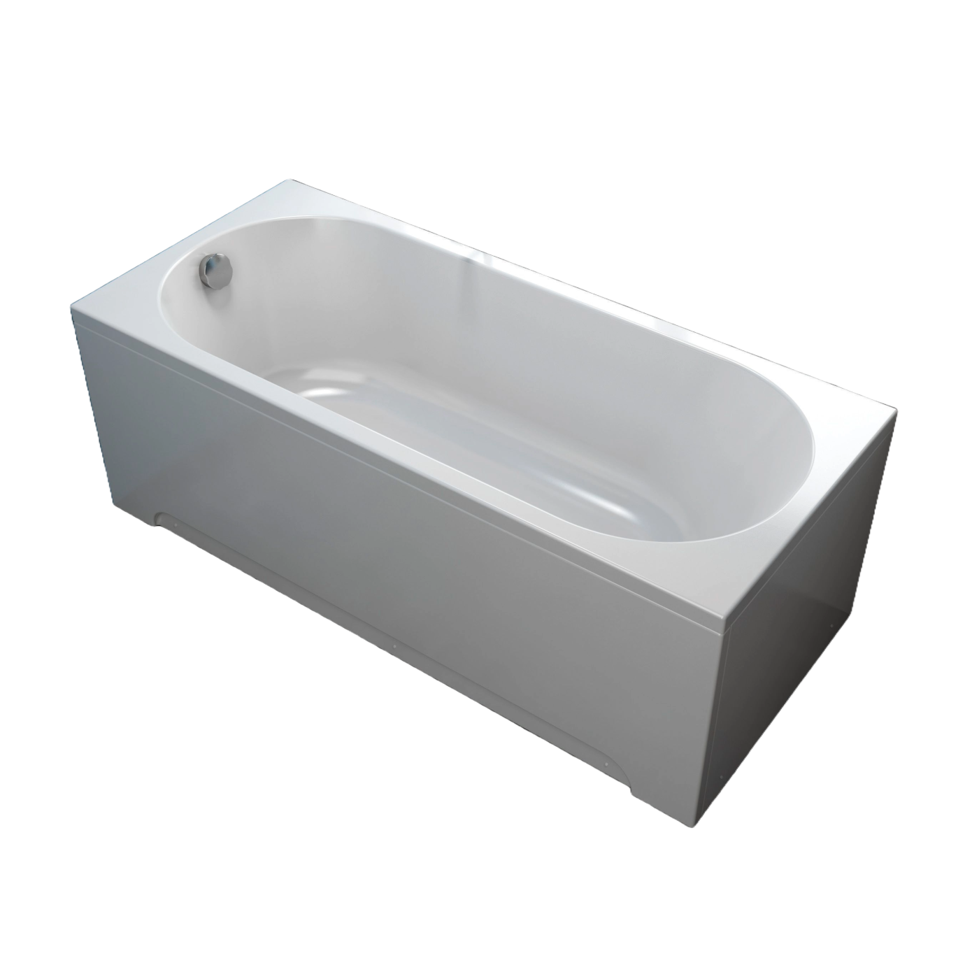 Kolpa San Tamia White 170x70x44 kada za kupanje četvrtasta ugaona ugradna od sanitarnog akrila sa odlivom i prelivom Ø52mm 992230