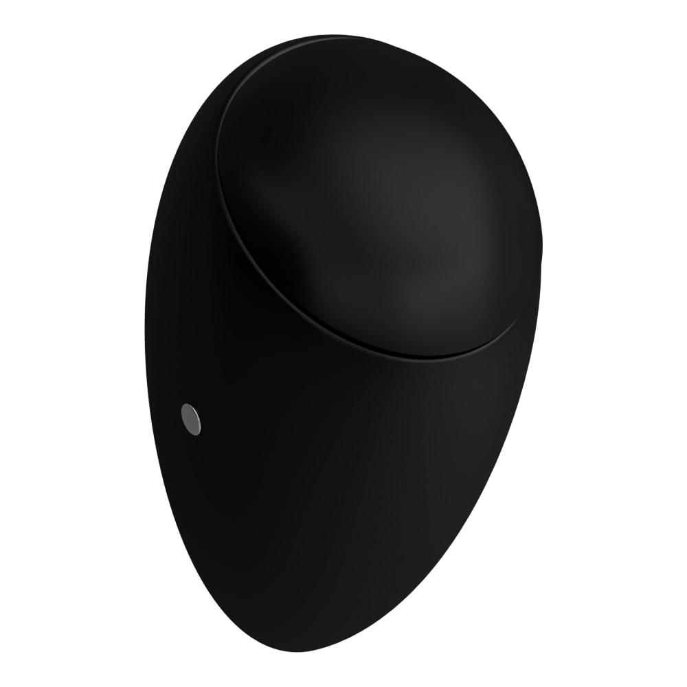 Laufen Il Bagno Alessi Black Matt pisoar 32,5x29x58,5 sa skrivenim dovodom i skrivenim odvodom (horizontalni ulaz i horizontalni izlaz) za poklopac 8.4097.1.716.000.1