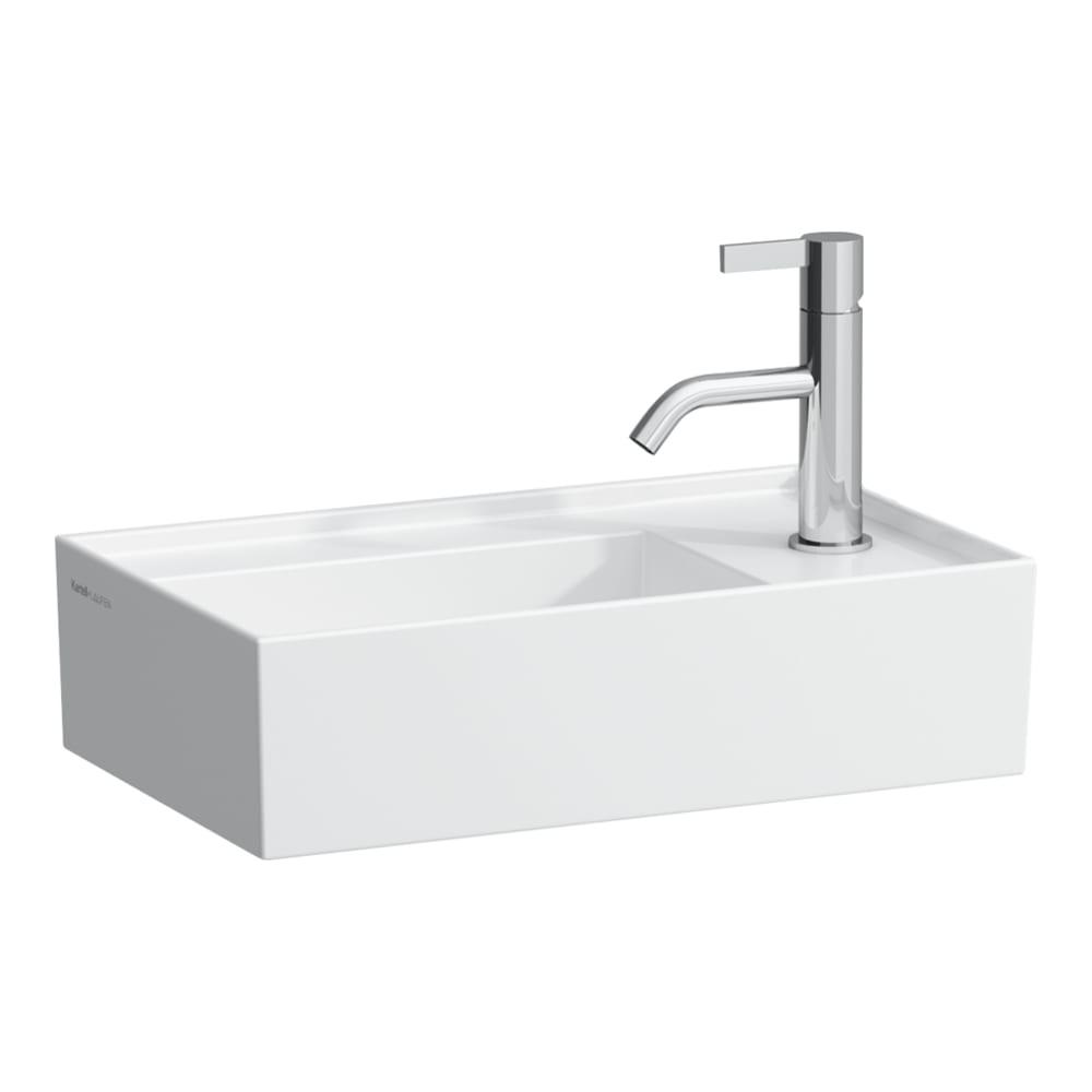 Laufen Kartell White umivaonik (lavabo) 46x28x15 konzolni i nadgradni sa rupom za bateriju desno 8.1533.4.000.111.1