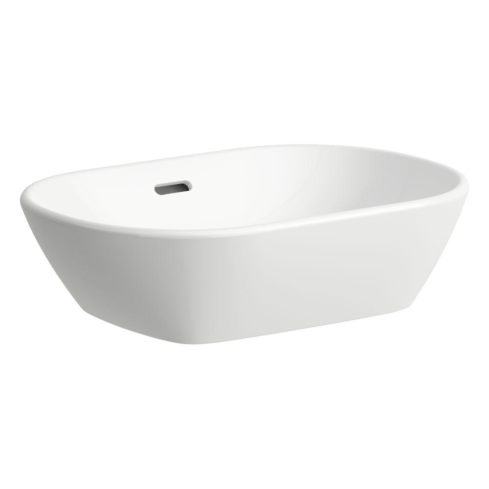Laufen Lua White umivaonik (lavabo) 50x35x13,5 nadgradni sa prelivom 8.1208.3.000.109.1