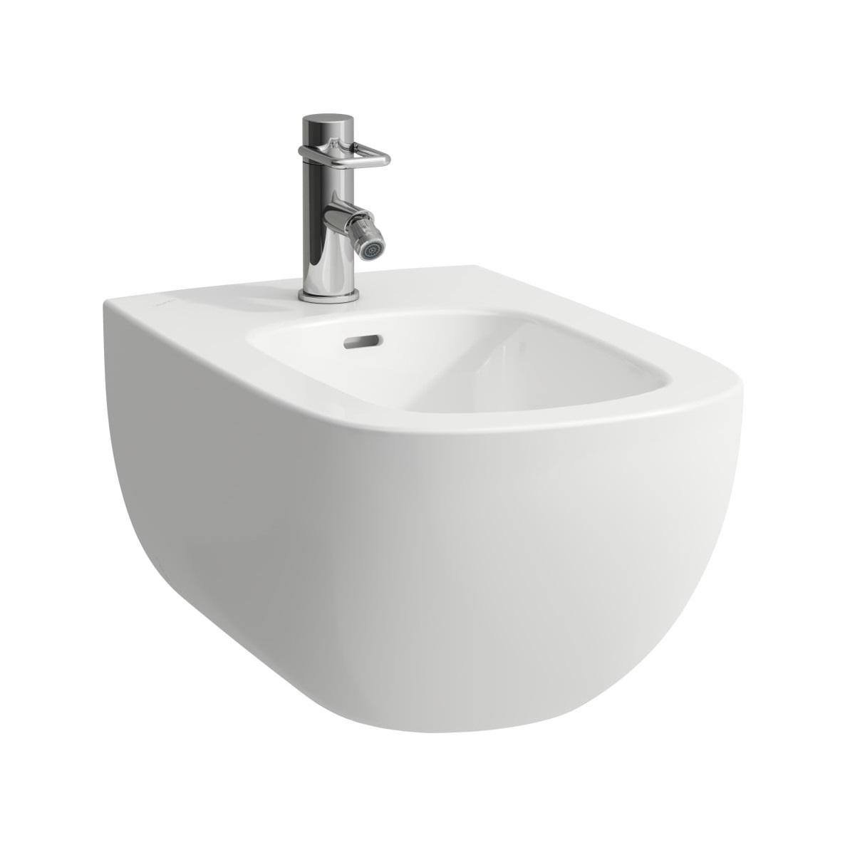 Laufen Palomba White LCC bide konzolni sa rupom za bateriju 36x54x26,5 8.3080.1.400.304.1