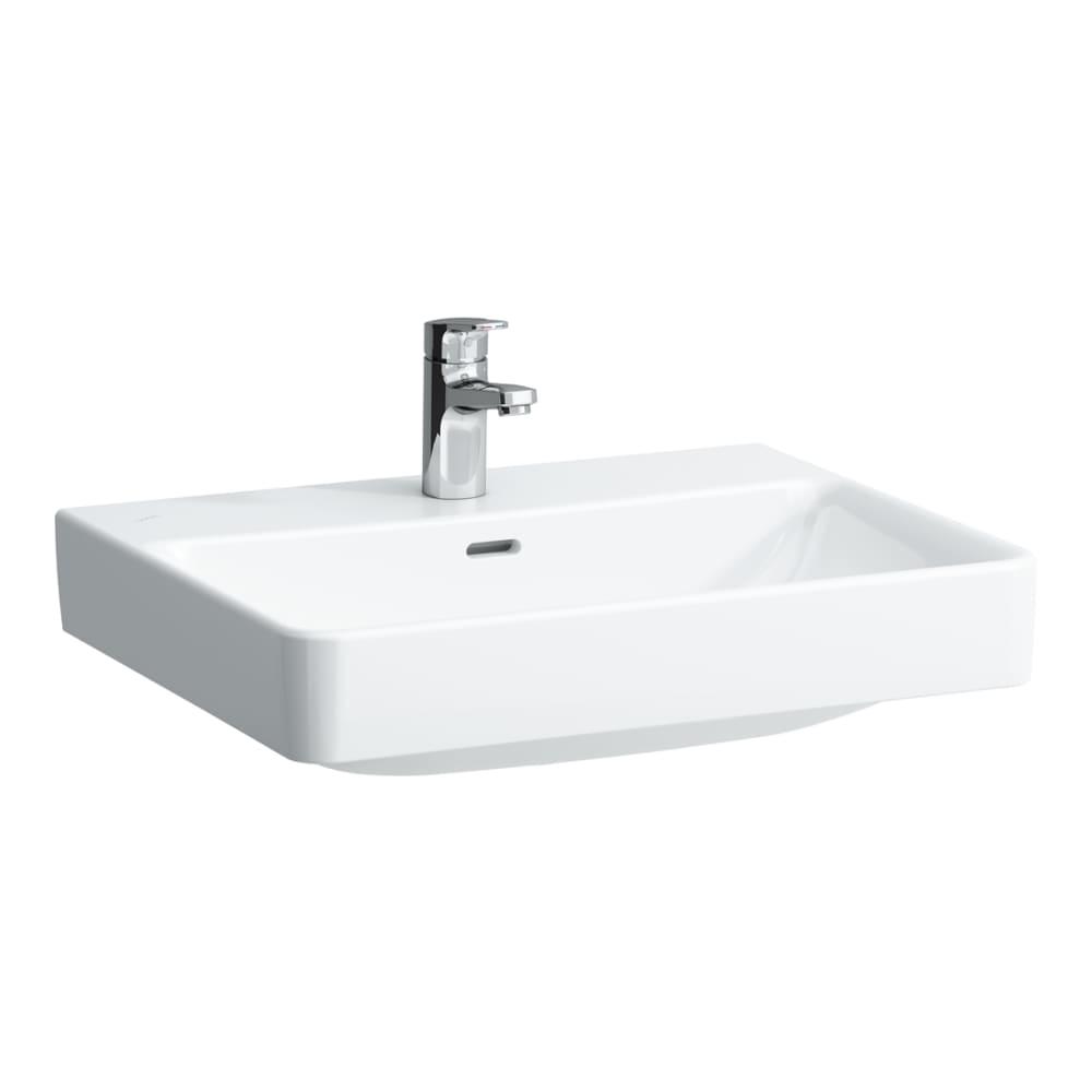 Laufen Pro S White umivaonik (lavabo) 60x46,5x9,5 konzolni i nadgradni sa rupom za bateriju i prelivom 8.1696.3.000.104.1