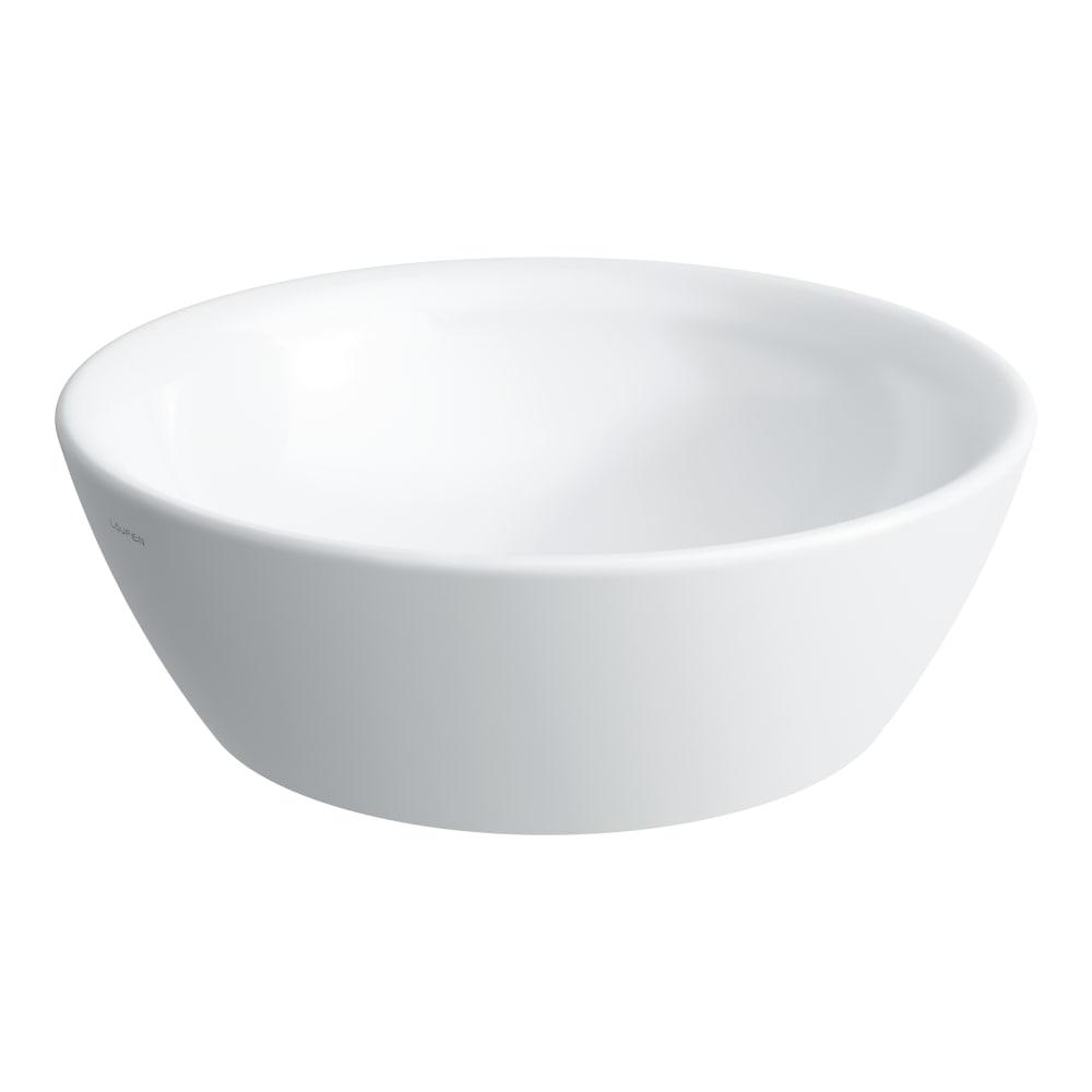 Laufen Pro White umivaonik (lavabo) 42x42x14 nadgradni okrugli 8.1296.2.000.112.1