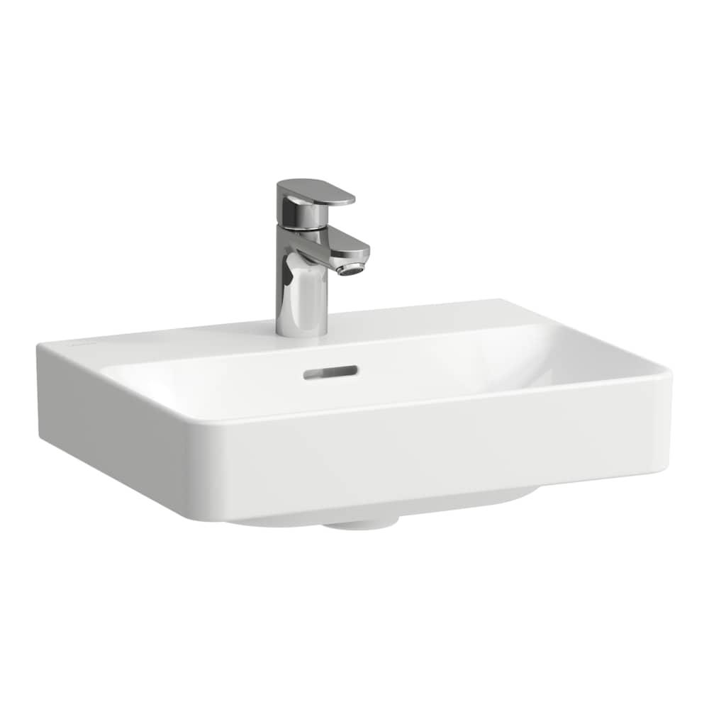 Laufen Pro X White umivaonik (lavabo) 45x34x12 konzolni sa rupom za bateriju i prelivom 8.1586.1.000.104.1