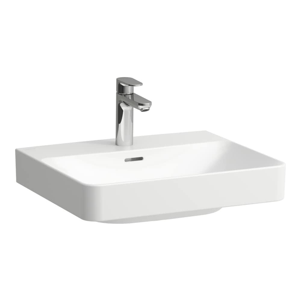 Laufen Pro X White umivaonik (lavabo) 55x46,5x14 konzolni sa rupom za bateriju i prelivom 8.1086.2.000.104.1