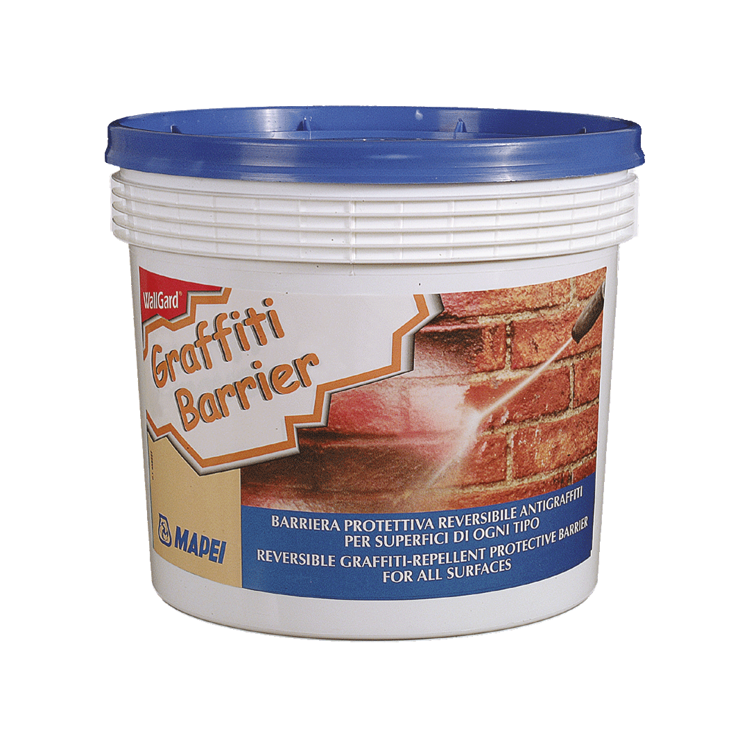 Mapei Wallgard Graffiti Barrier 5kg reverzibilni premaz za zaštitu od grafita za sve vrste podloga (30-150g/m<sup>2</sup>)