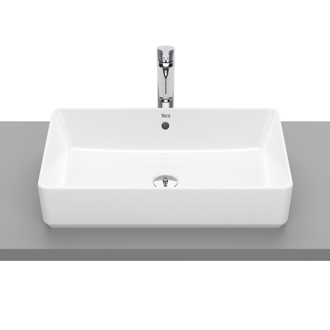 Roca The Gap Square White umivaonik (lavabo) 60x37x13 nadgradni sa prelivom pravougaoni A3270Y2000