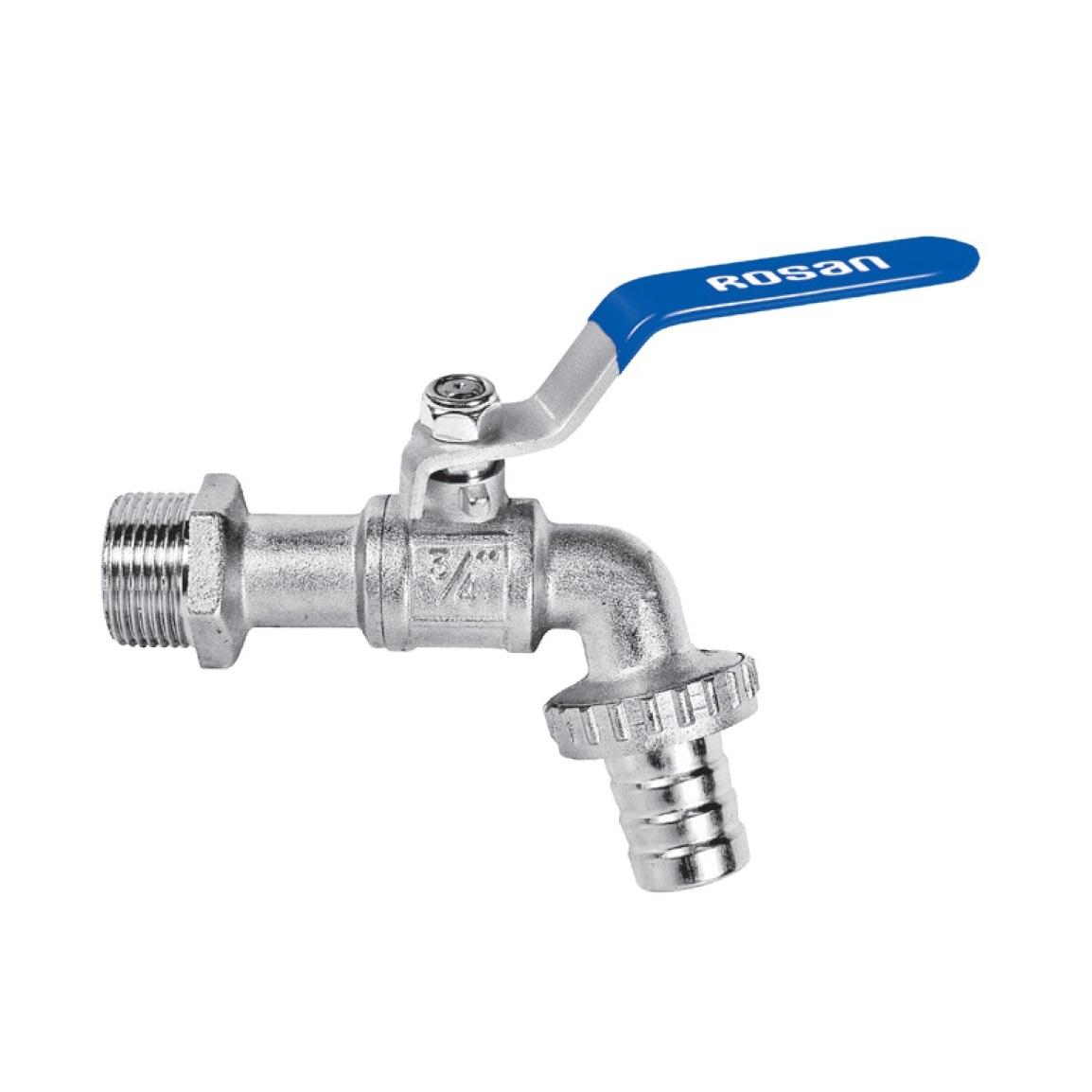 Rosan Armor Chrome baštenska slavina sa metalnim holenderom 3/4x1" A560034