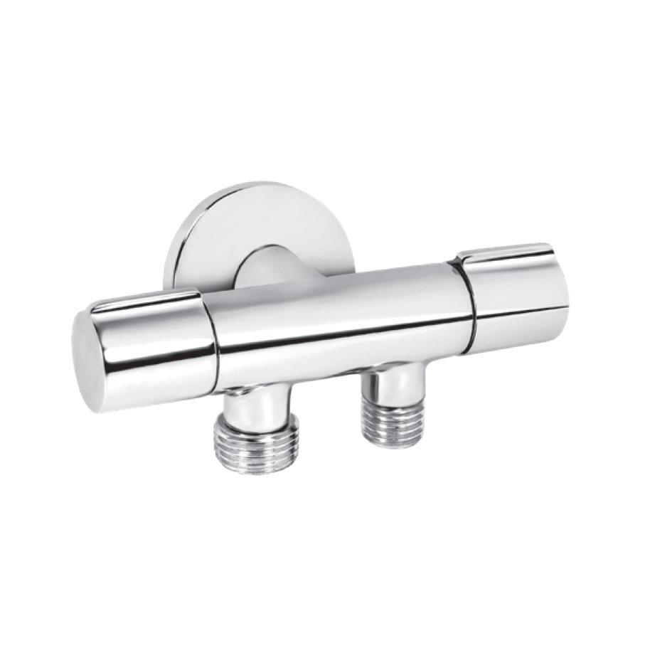 Rosan Armor Chrome ek ventil dvostruki 1/2" sa priključcima 1/2" i 3/8" A681238