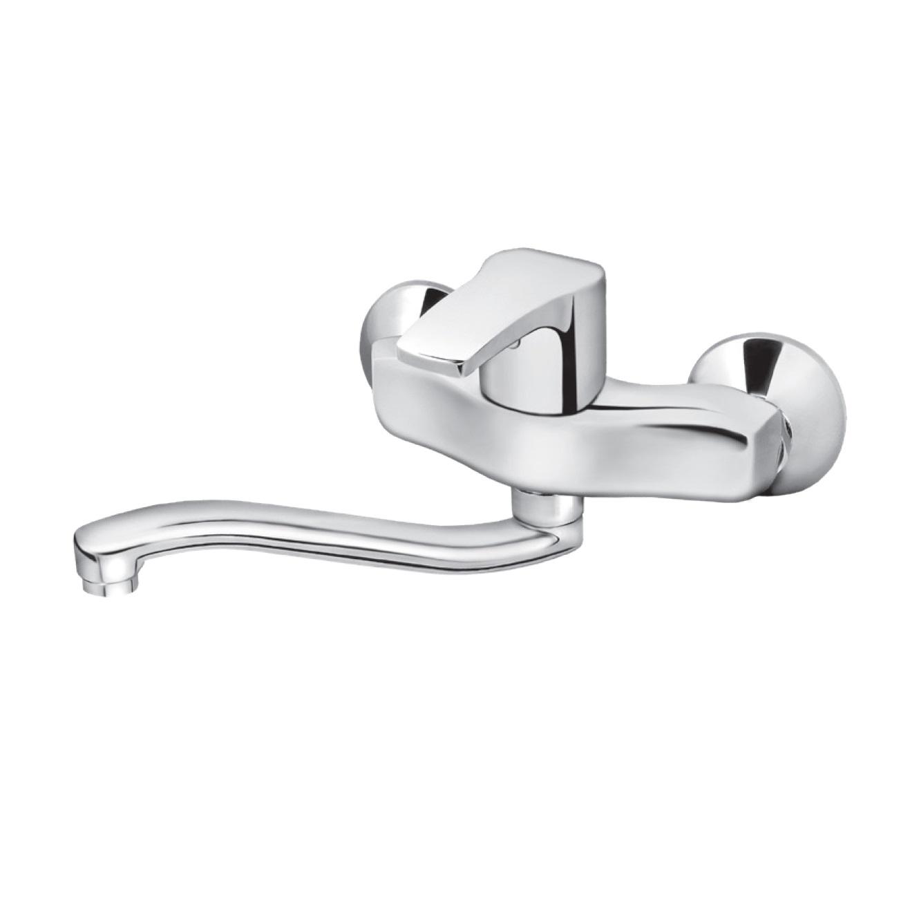 Rosan Cubo 200 Chrome baterija (slavina) za suboperu/lavabo zidna JC3212S