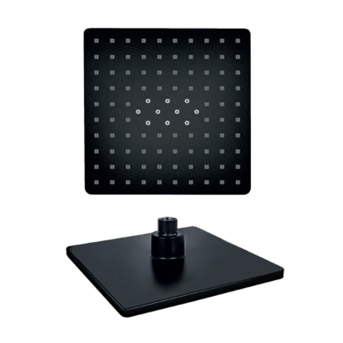 Rosan Dark 210 Matt Black nadglavni tuš četvrtasti PTRUSP5D