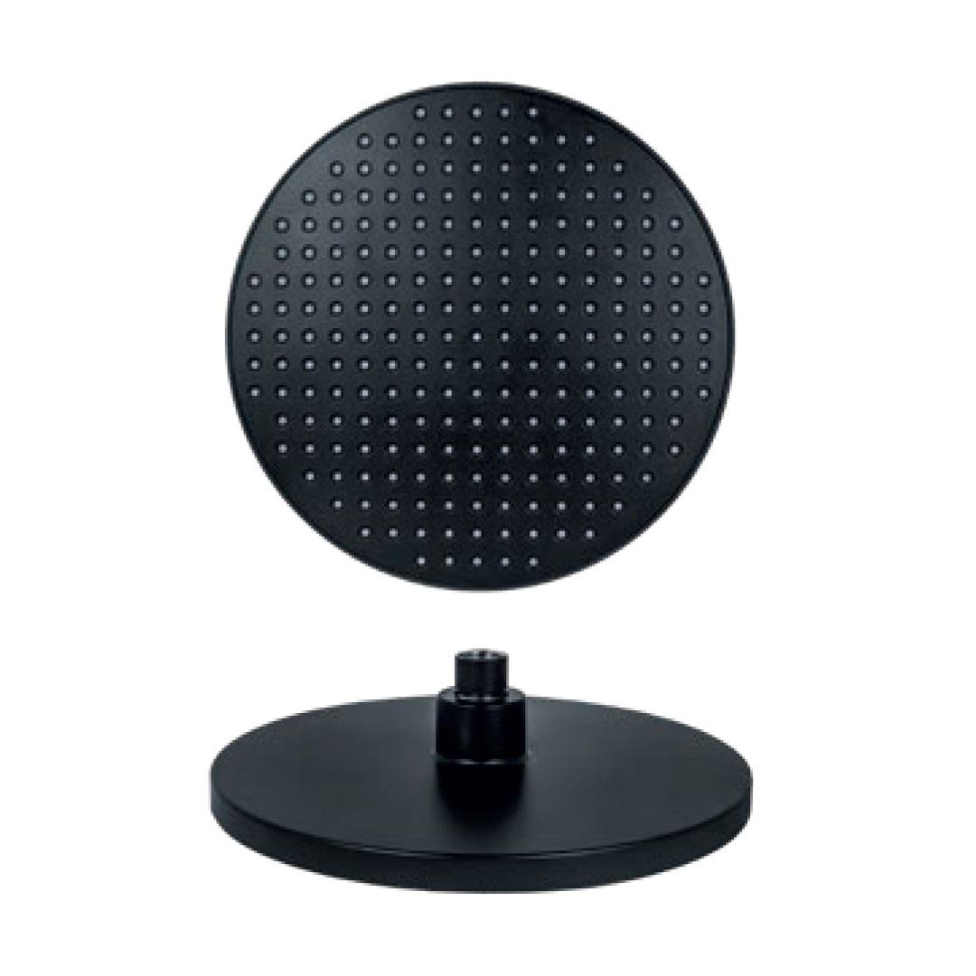 Rosan Dark 220 Matt Black nadglavni tuš okrugli PTRUSP8D