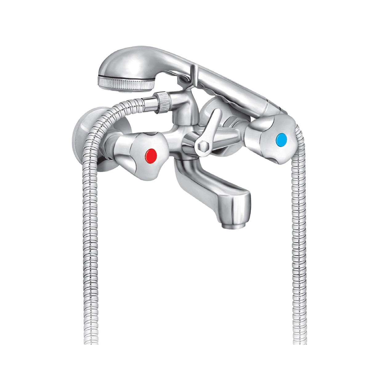 Rosan Keramic baterija (slavina) za tuš sa izlivom i ručnim tuš setom KK12101