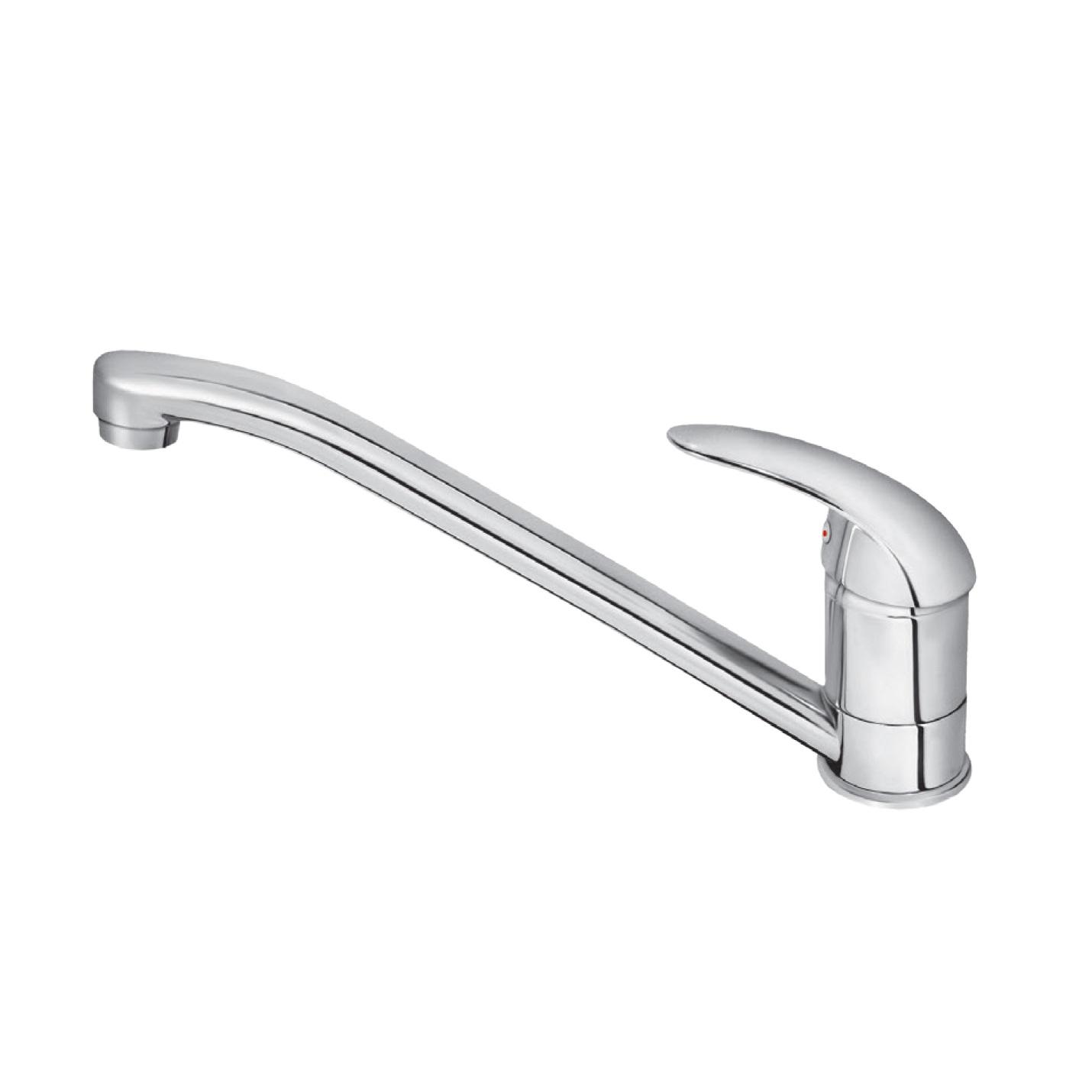 Rosan King 115 Chrome baterija (slavina) za sudoperu sa 3 cevi sa izlivom dužine 240mm J381003