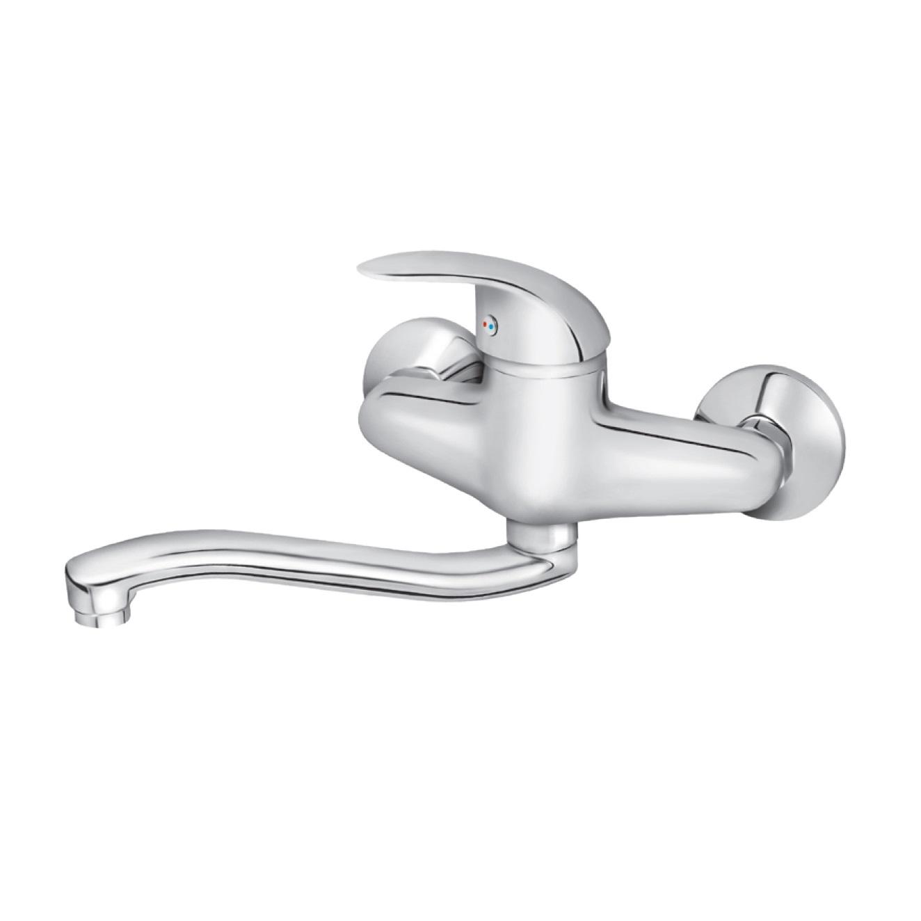 Rosan King 200 Chrome baterija (slavina) zidna za sudoperu/umivaonik J321S20