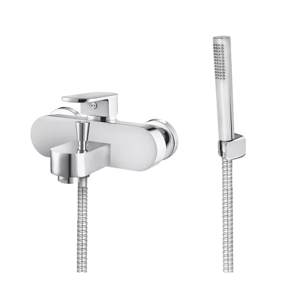 Rosan Mistique Chrome baterija (slavina) za tuš sa izlivom i ručnim tuš setom - gratis JM33101