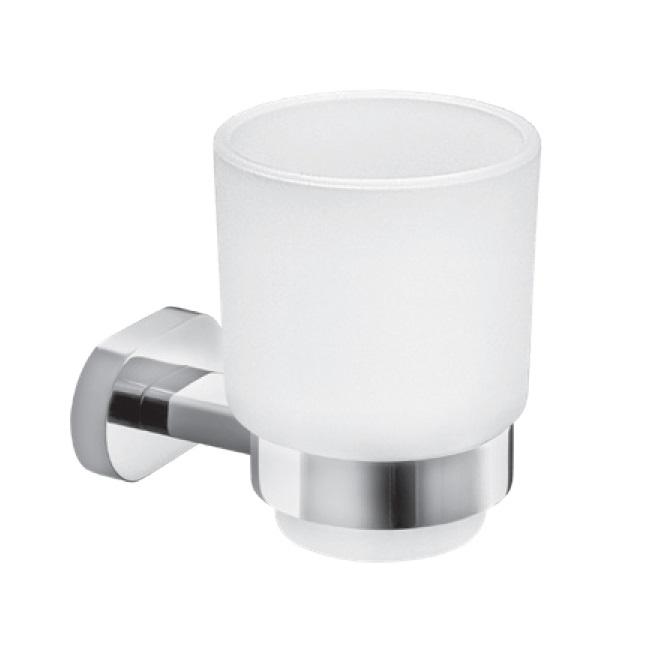 Rosan Mistique Chrome držač čaše sa staklenom čašom konzolni JM906