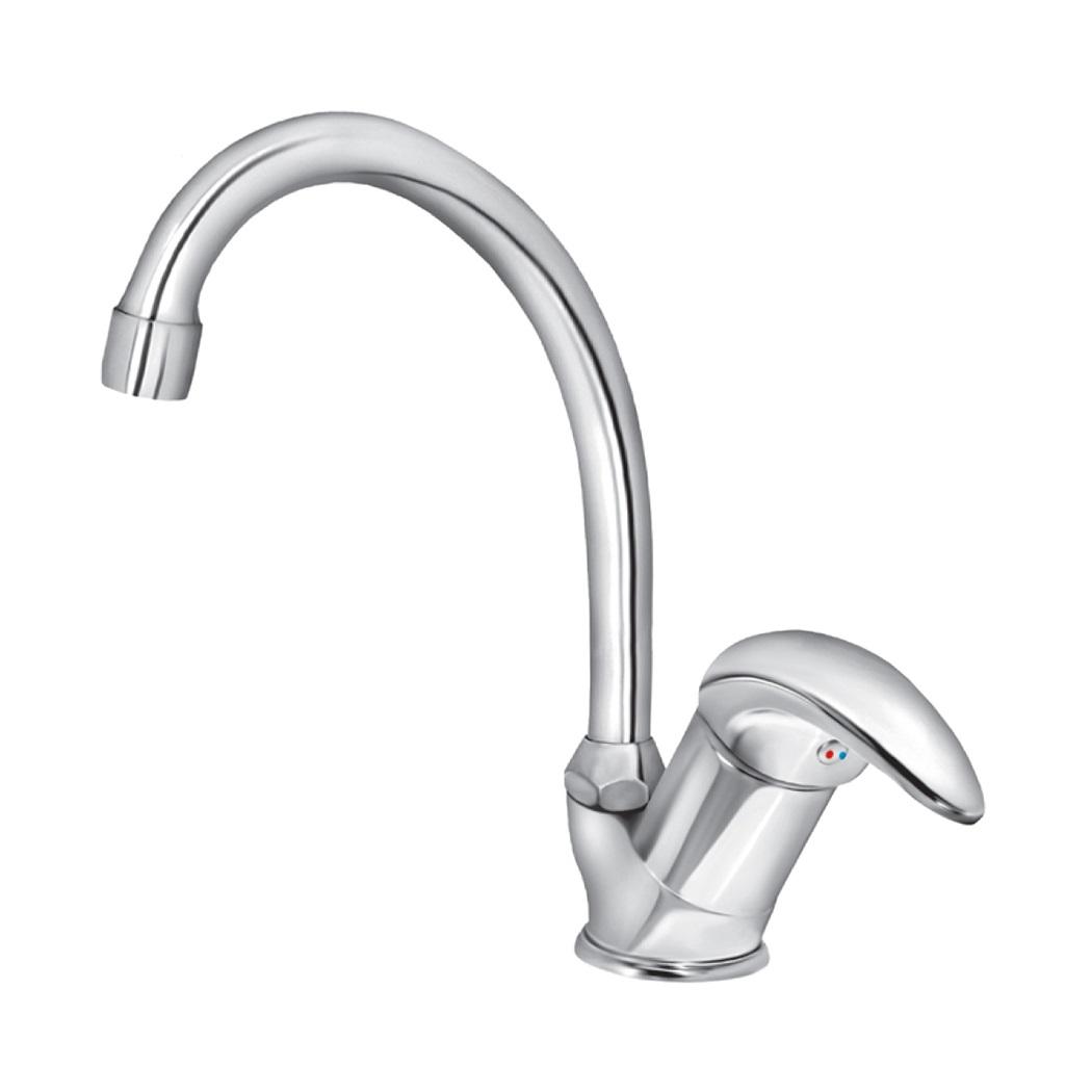 Rosan Perla 190 Chrome baterija (slavina) za sudoperu sa pokretnim izlivom od 200mm JP382001