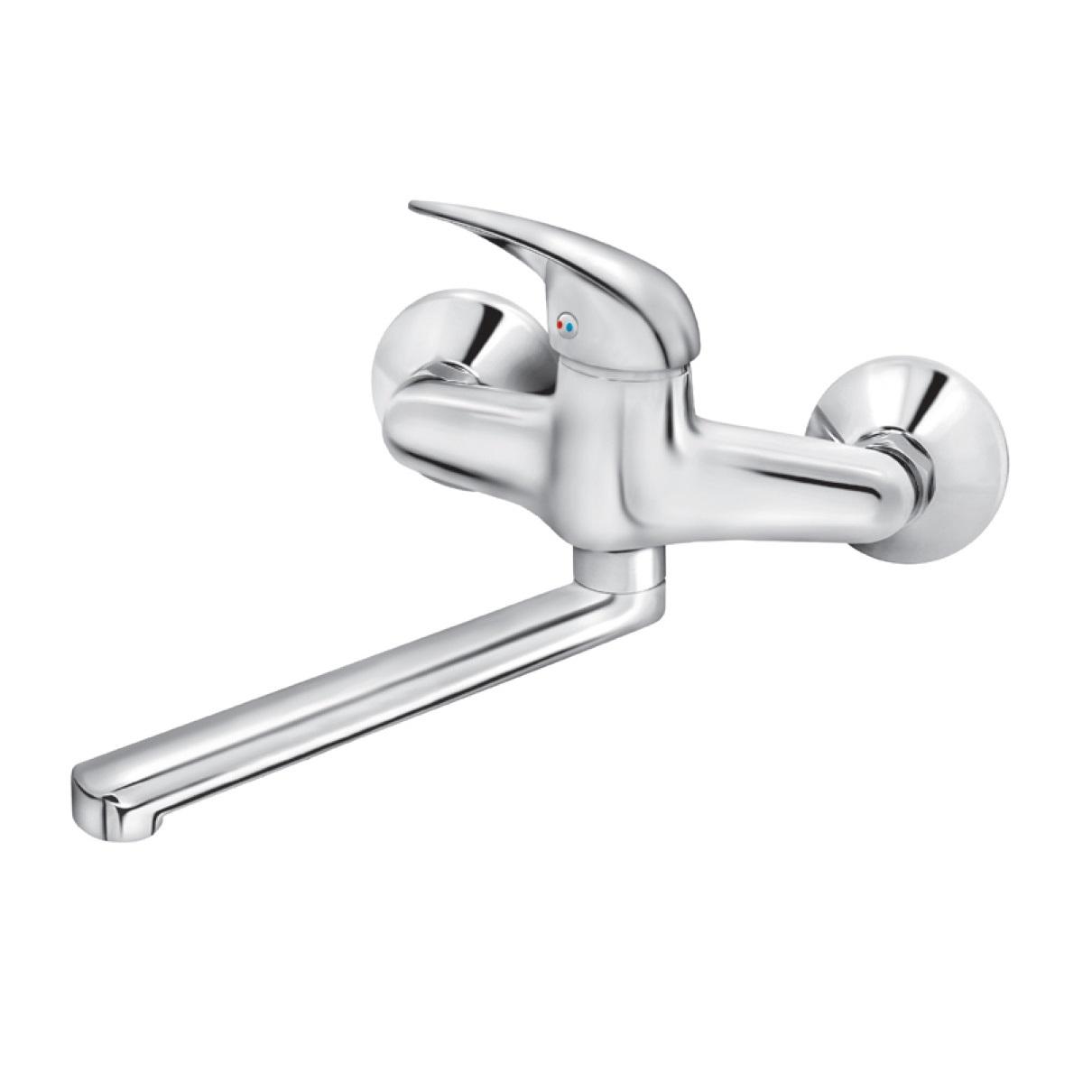 Rosan Perla Chrome baterija (slavina) za sudoperu i umivaonik iz zida sa dužinom izliva 200mm JP321020